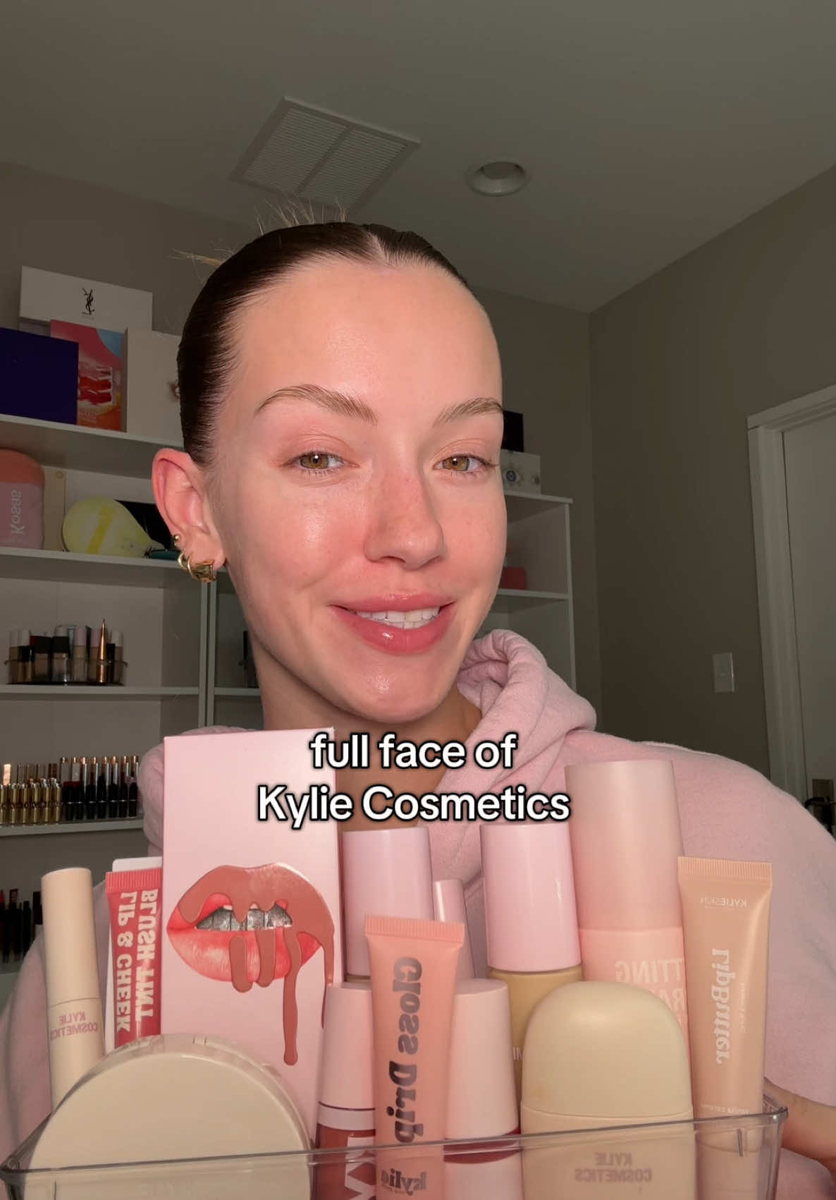 full face of Kylie Cosmetics #makupchallenge #makeuptutorial 