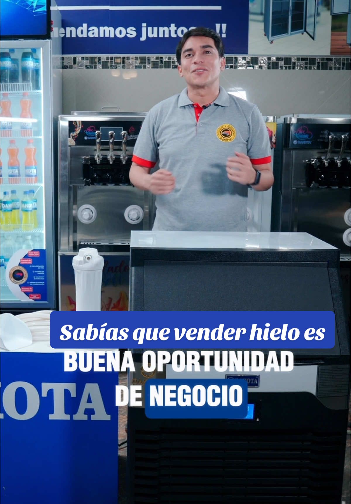 #oportunidad de negocio!! Vende hielo y genera ganancias rápidas! Solo con nosotros encontrarás productores de hielo de 40,50,70,100,180 y 450kg en 24h #productordehielo #hielo #fabricadoradehielo #maquinaproductoradehielo #cubosdehielo #emprendedoresdeexito #bar #discoteca #ventadehielo #emprendimiento 