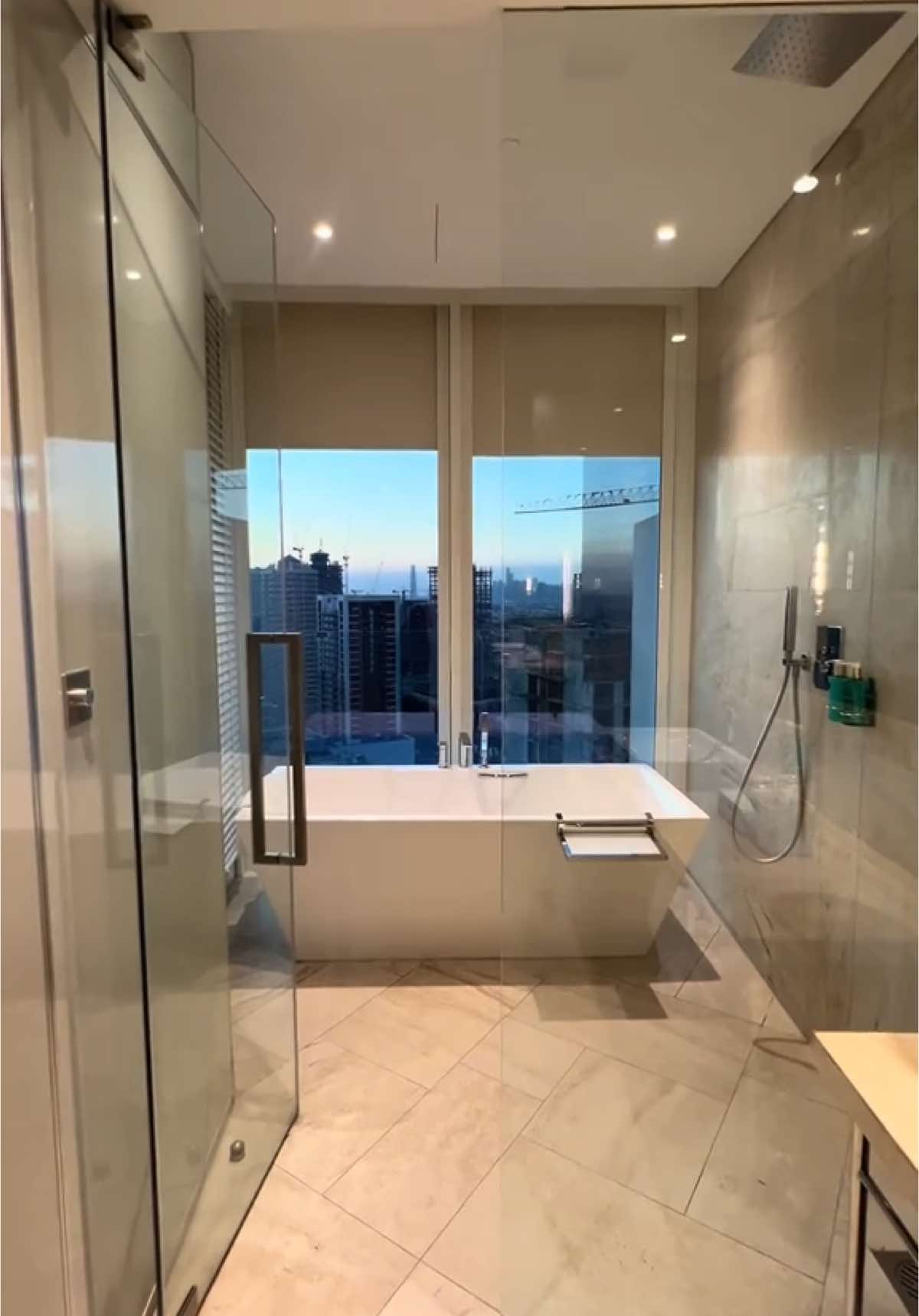 Check into @FIVE Jumeirah Village with me 🩵 #dubai #jumeriah #jvc #checkingin #lfl #fyp #holiday #travel #traveltiktok #traveltips #five #fivejumeirahvillage #hotelroom #luxuary #RoomTour #dubai🇦🇪 