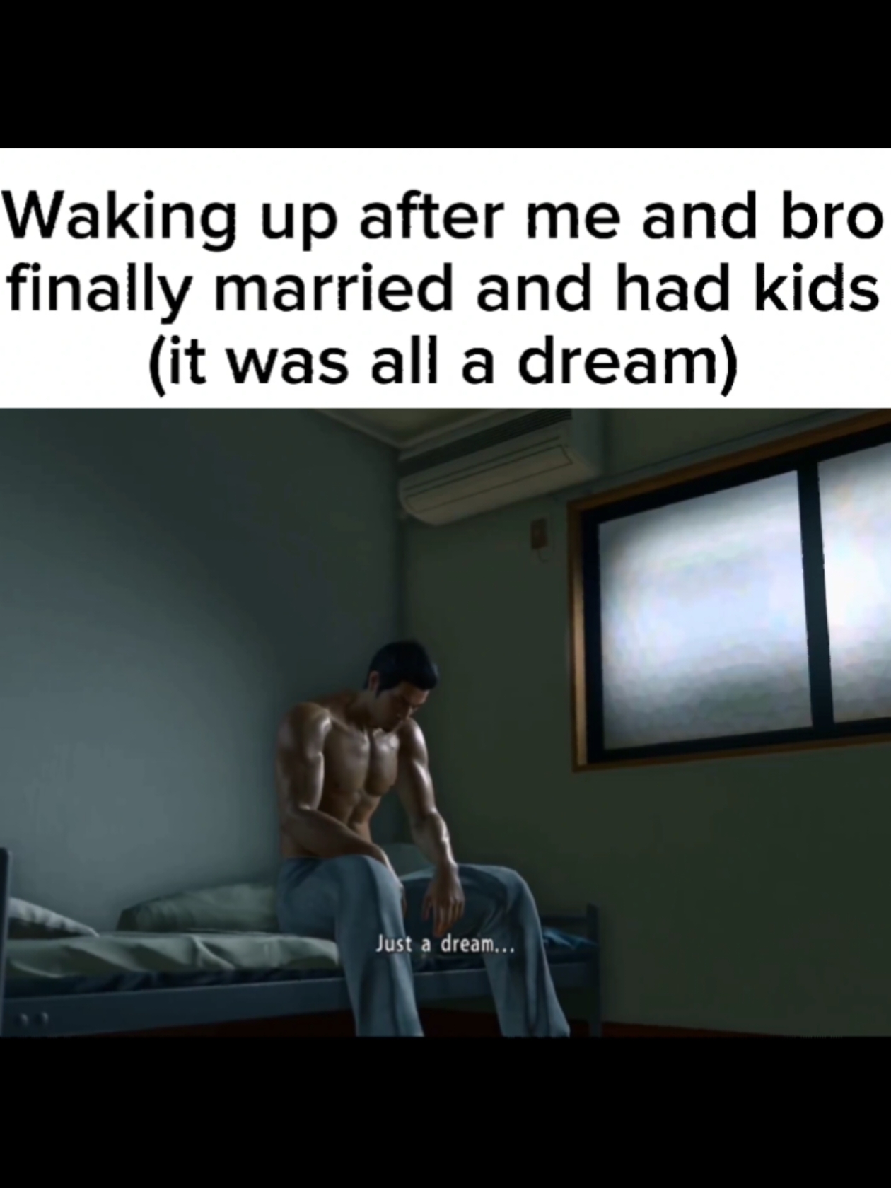 Please , it's all I want in life bro one chance #kiryukazuma #yakuzagame #yakuzakiwami2 #yakuzameme #yakuza2 #yakuzagames #bro 