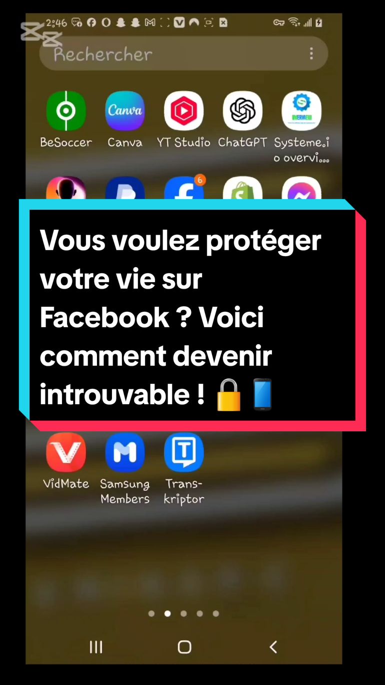 Vous voulez protéger votre vie sur Facebook ? Voici comment devenir introuvable ! 🔒📱 #SécuritéFacebook #ViePrivée #AstuceTech #TechFrance