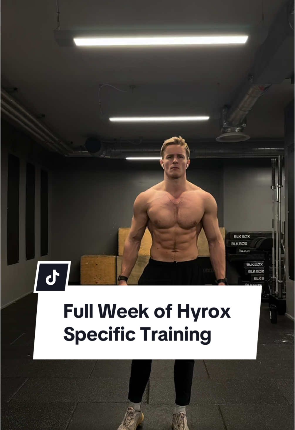 My full week of Hyrox Specific training: Monday: power  Tuesday: push full body Wednesday: progressive run/threshold Thursday: pull full body Friday: intervals Saturday: hyrox sim Sunday: 60min easy run  #fullweekoftraining #hyroxtraining #hyroxuk 