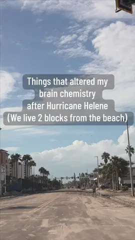 Things that altered my brain chemistry after Hurricane Helene in Florida #hurricanehelene 