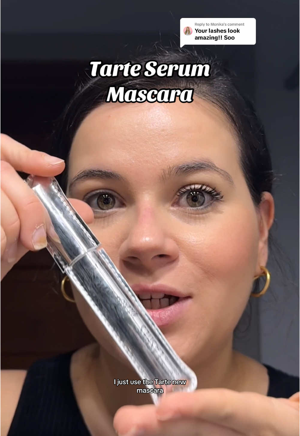 Replying to @Monika This new Tarte Serum Mascara is the best for peak volume, length and lift! I used to love their old Lights, Camera, Lashes mascara, but @tarte cosmetics just revamped it, and this might be their best mascara yet. It does it all—lifts your lashes, adds volume, keeps them perfectly separated, and now it even has a lash serum to treat your lashes while giving you that full, dramatic effect. If you’re looking for a mascara that delivers serious impact and gorgeous, fuller lashes, this is the one to try. #tartemascara #tartenewmascara #tarteserummascara #lashesfordays #volumelashes #fullerlashes #lashgame #lashserummascara #makeuptok #BeautyReview #makeuplover