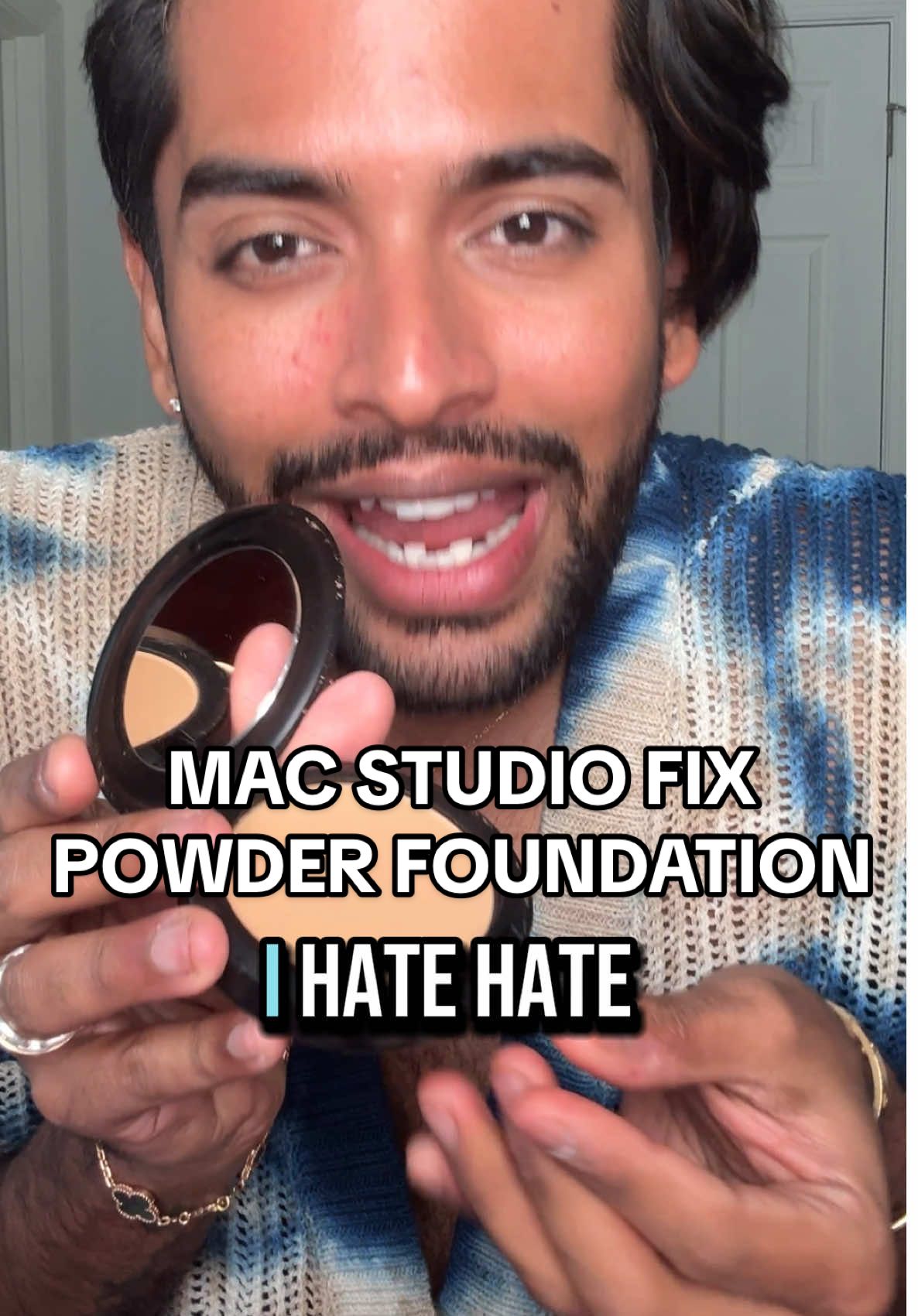 Tried a #powderfoundation after years and it left me in a state of shock 😳 @MAC Cosmetics USA STUDIO FIX POWDER PLUS FOUNDATION SHADE NC45  Listen to your non influencer friends. They know what’s good for everyday use! I will be using this everyday now!! It’s a powder foundation that sets and melts into your skin to look like second skin and gives your MORE than medium coverage but still feels lightweight! 👏🏽👏🏽👏🏽 MAC THE G.O.A.T  🐐  #maccosmetics #macstudiofixpowderplus #macpowderfoundation #foundation #BeautyTok 