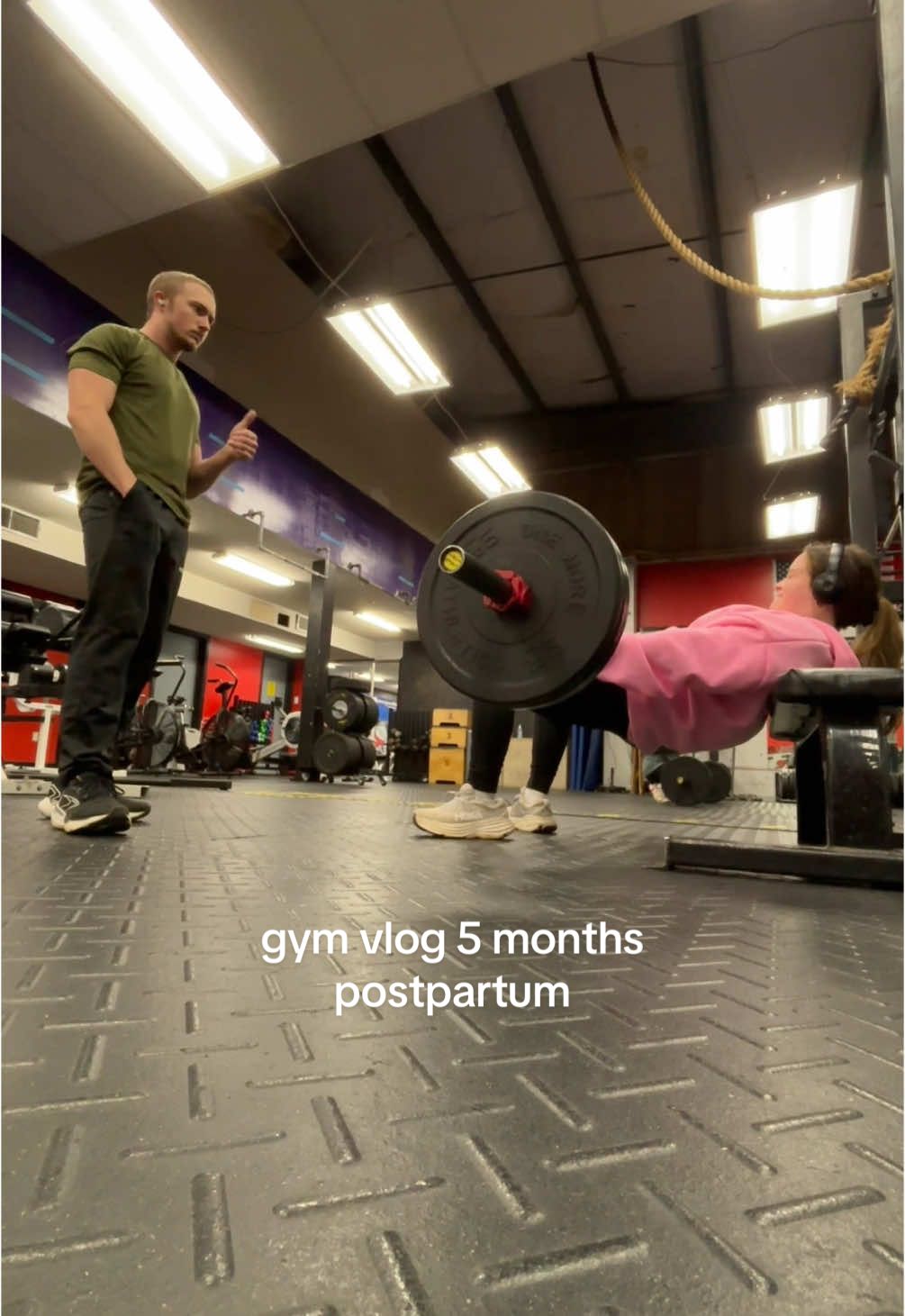 let’s go hit legs 5 months postpartum! Feels so good to be back in the gym!!! #momlife #fitnessmotivation #fitnessjourney #postpartum #postpartumworkout #legday #gymvlog #momgym #momworkout #glutesworkout #realisticmomlife #realisticgymvlog #gymmotivation #GymTok #gymhumor 
