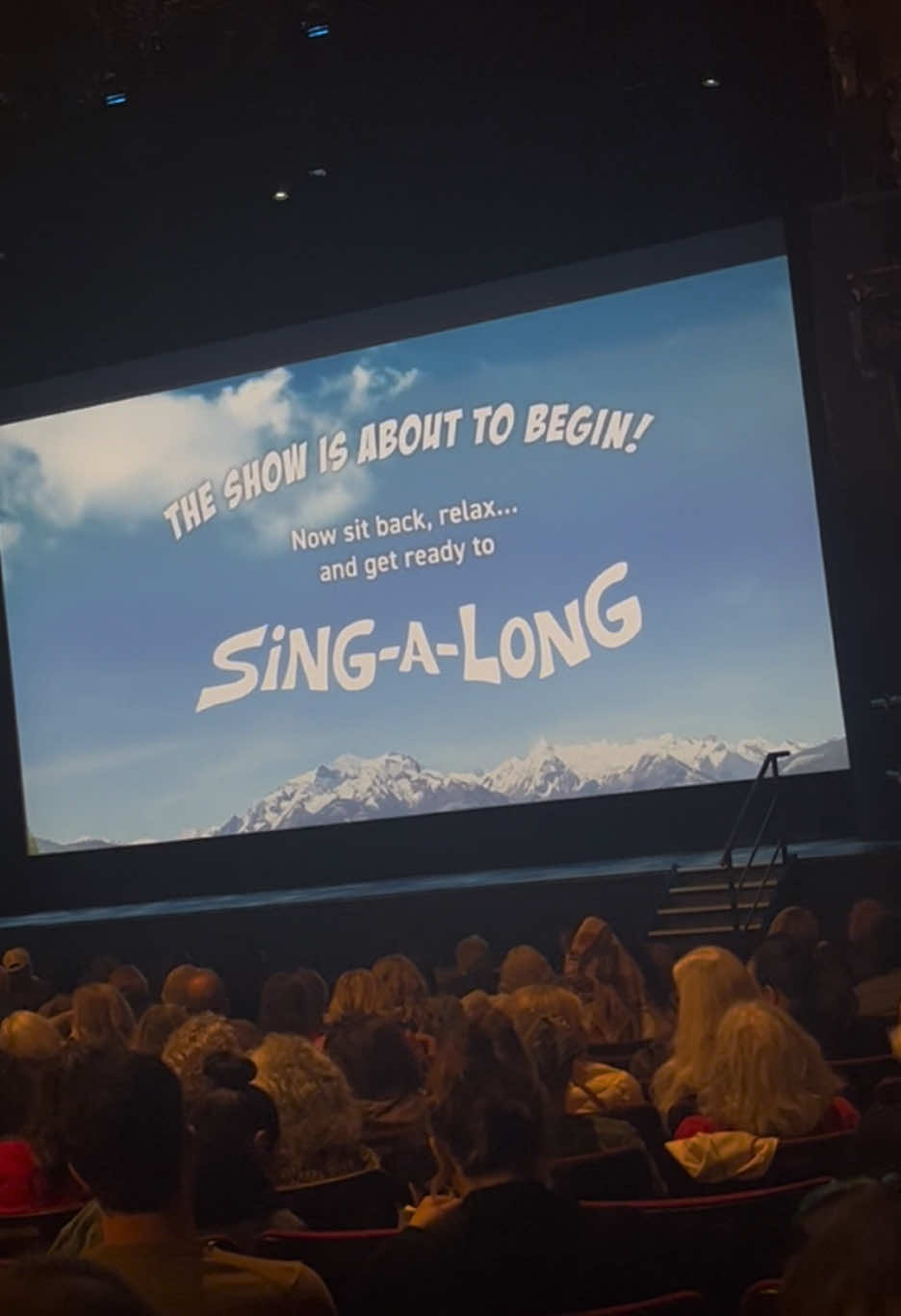 POV: attending Rodgers & Hammerstein's The Sound of Music Sing-A-Long🩵 #soundofmusic #singalong 