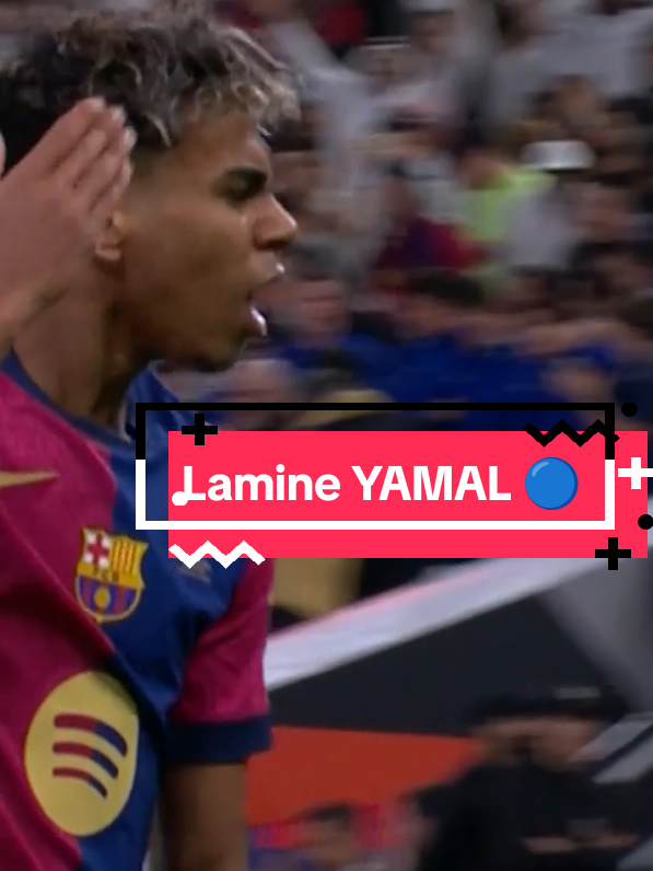 LAMINE YAMAL LEVELS, IT'S 1-1! 🧏‍♂️ Robert Lewandowski assists the youngster and Barcelona are back on level terms with Real Madrid 🔴🔵 #SuperSuperCopa #ElClasico #Barcelona #AfricanFootball #Barca #LamineYamal #SportsOnTiktok 