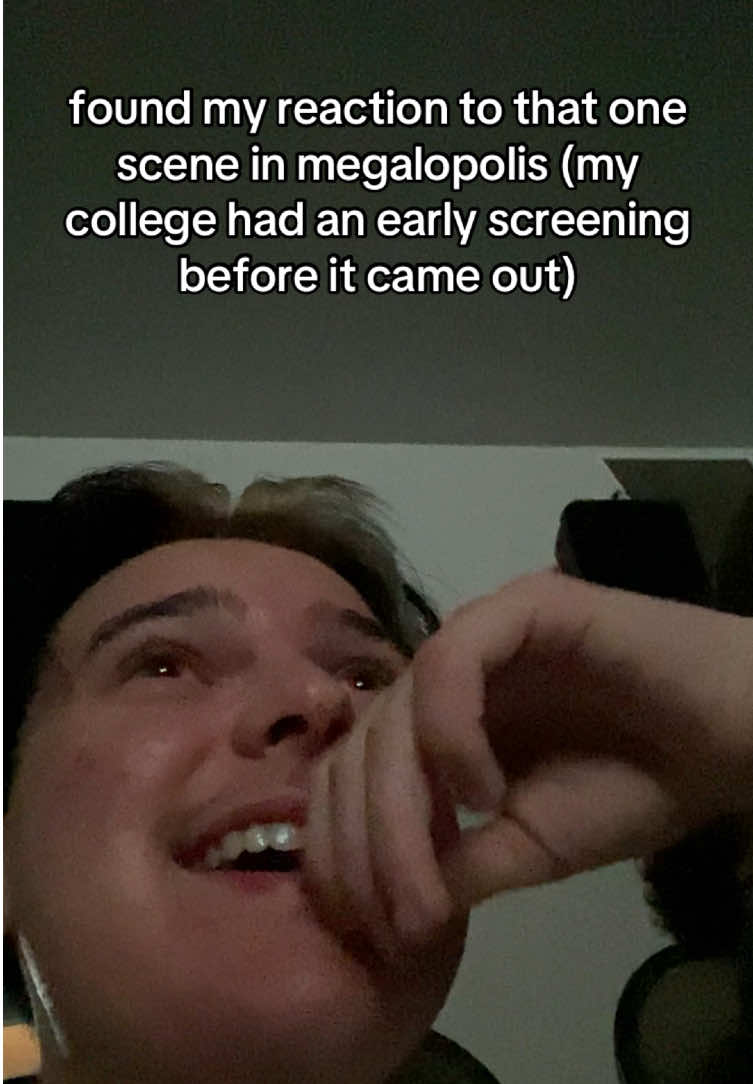 literally only went bc she was in it and it was free. keep in mind this was days before the movie was released so I had no idea the scene was in there. #megalopolis #aubreyplaza #reaction 