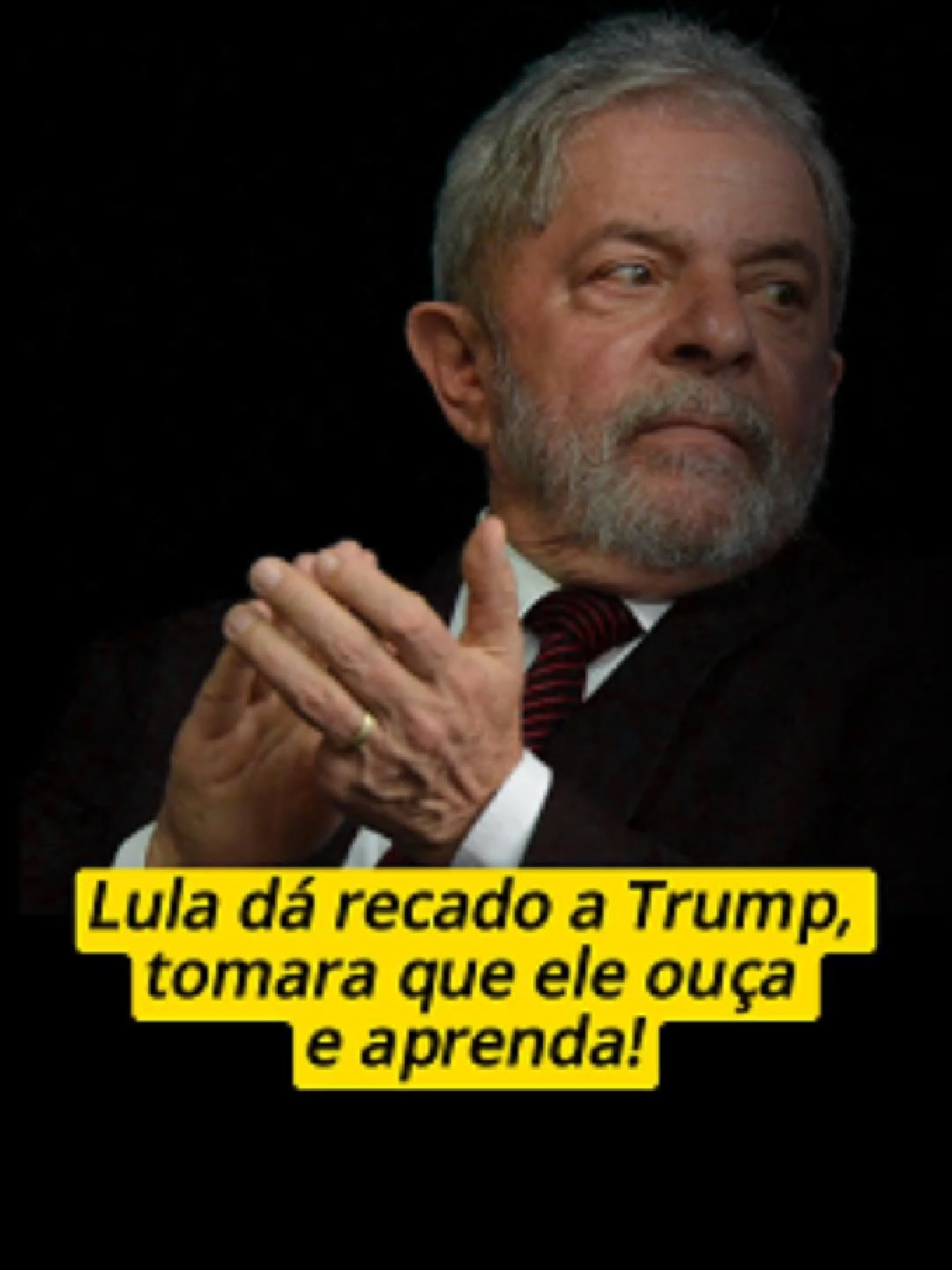 Lula dá o recado, respeite! #recado #lula #respeite