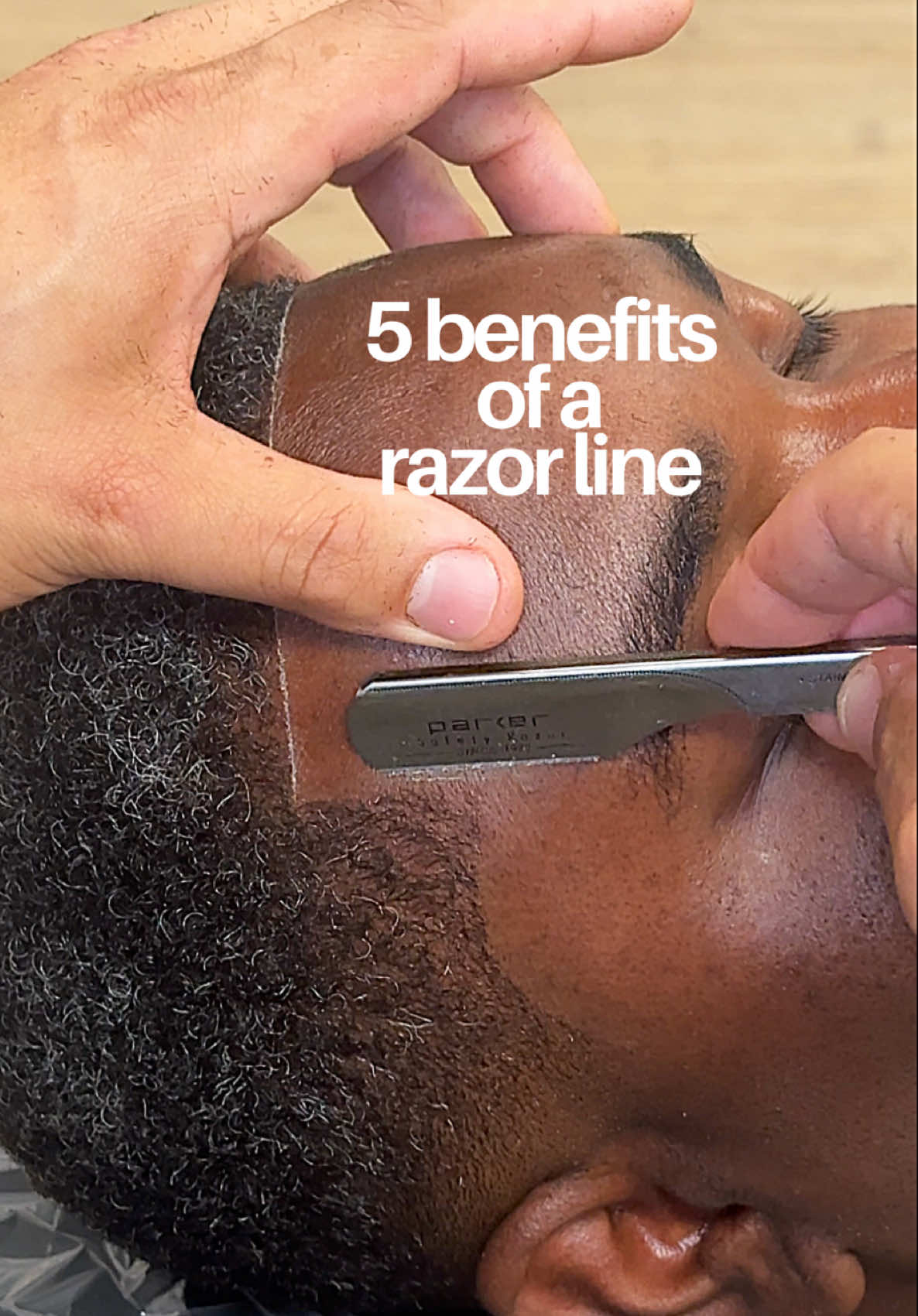 A razor line creates a crisp, clean edge around the hairline or beard, and is one of the best ways to ensure your haircut lasts longer.  Here’s  5 reasons why: 1. Longer-Lasting Results - Razor lines  last longer than trimmer lines because the blade cuts closer to the skin, reducing the appearance of regrowth. 2. Enhanced Precision - The razor allows for greater precision, making it ideal for intricate or detailed designs. 3. Smoother Skin - A razor line removes hair down to the skin, which can also exfoliate the area, leaving it smoother. Proper technique can prevent ingrown hairs and irritation if done carefully and with the right products. 4. Complements Different Styles - Razor lines work well with fades, tapers, and modern hairstyles, enhancing the contrast and making the haircut pop. 5. Confidence Boost - The clean and polished appearance of a razor line can elevate your confidence, especially for special events, professional settings, or social occasions.  * To get the best results, make sure your barber uses a sharp, new razor blade, applies proper pre-shave products if you have sensitive skin, and soothes the skin afterward with aftershave to prevent irritation. #thomascutit #barberstyledirectory #razorline #dermaplaning #razor #razorblade #shavingtips