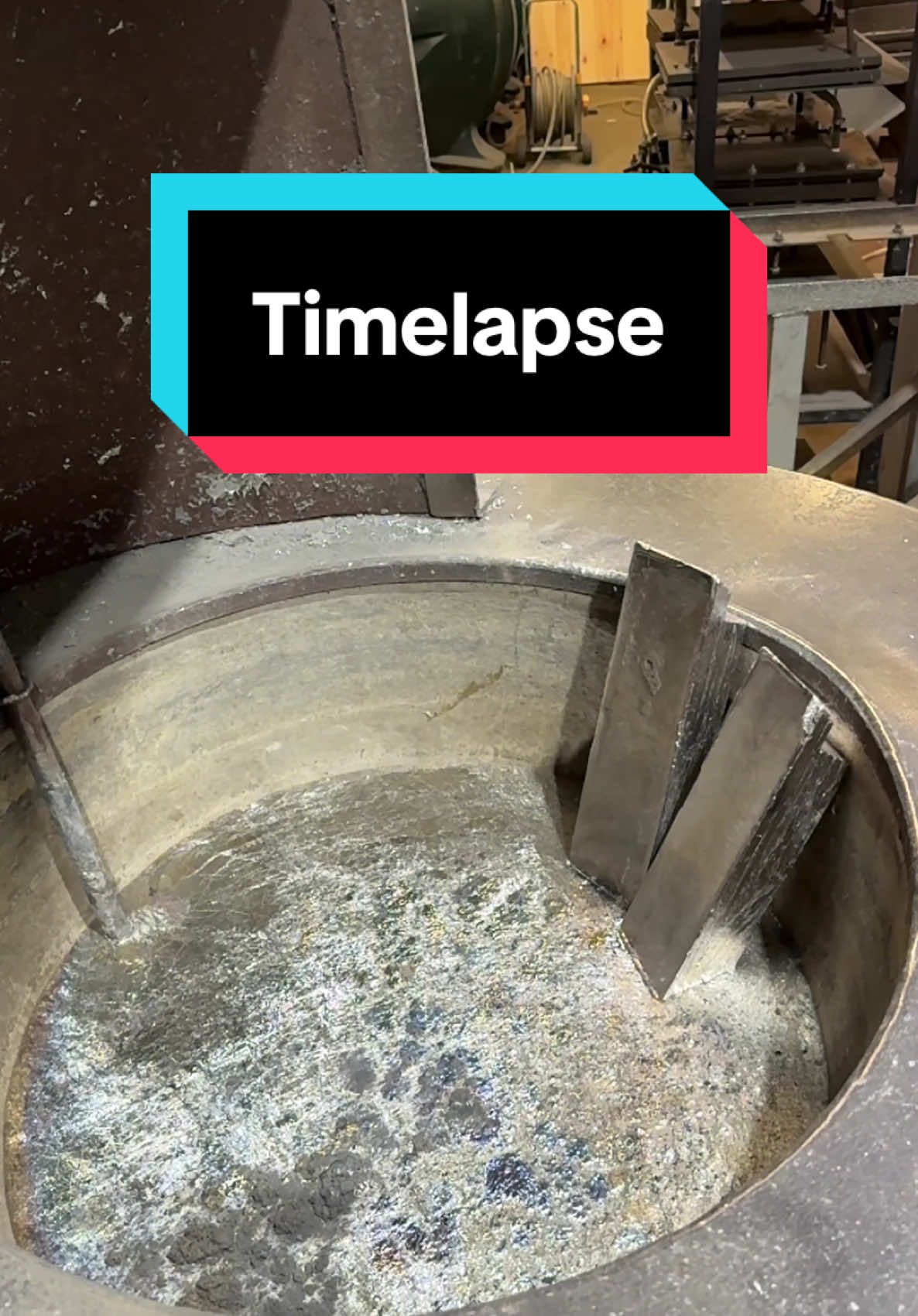 Timelapse of melting down fusible alloy! #work #timelapse #satisfying 