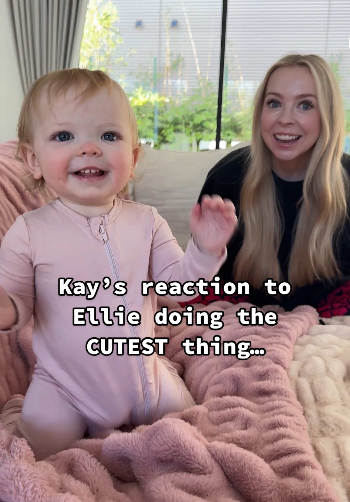 I think Ellie was telling you bye 👋🏼 at the end! 😂 backstory ::: Kay and Ellie were playing in the living room, and Ellie started doing something really funny. She was singing her words and was dancing! Kay started singing back to her, and that made Ellie want to dance more. She called me in and Ellie was getting down to the “mama” song! 😂 She then decided that it was time for her to leave, so she crawled away saying a mix of mama and night night. Which made sense because it was her nap time. 😂 Before she could go to sleep though, she had to play with her car. So we watched her play for a few more minutes and then Kay took our singing Ellie up to her room to go to sleep! ❤️ #kayandtayofficial #couples #relationships #pregnant #postpartum