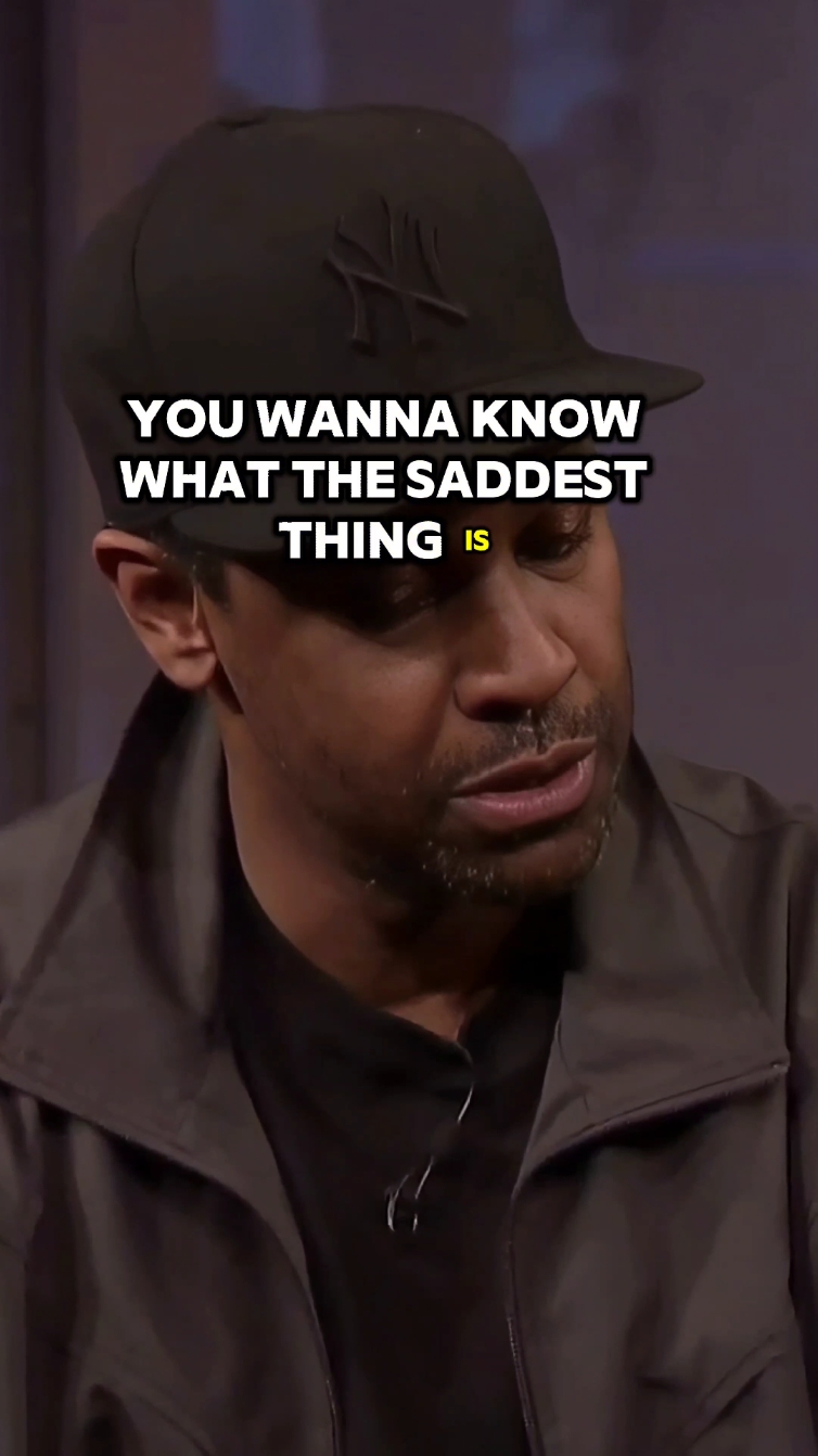 You Wanna know What The Saddest Thing Is #denzelwashington #motivation #motivational #inspire  #denzel 