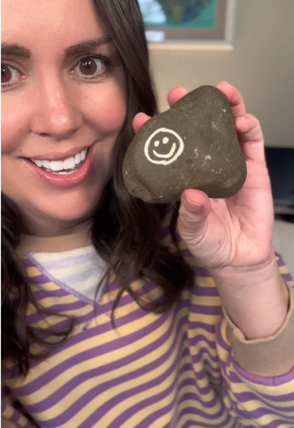 Using acrylic markers is such an easy way to paint rocks. Less mess than traditional paint supplies, and the coverage is great!  #acrylicmarkers #paintingrocks #paintedrocks #paintpens #acrylicpens #TikTokShop #tiktokshopfinds 