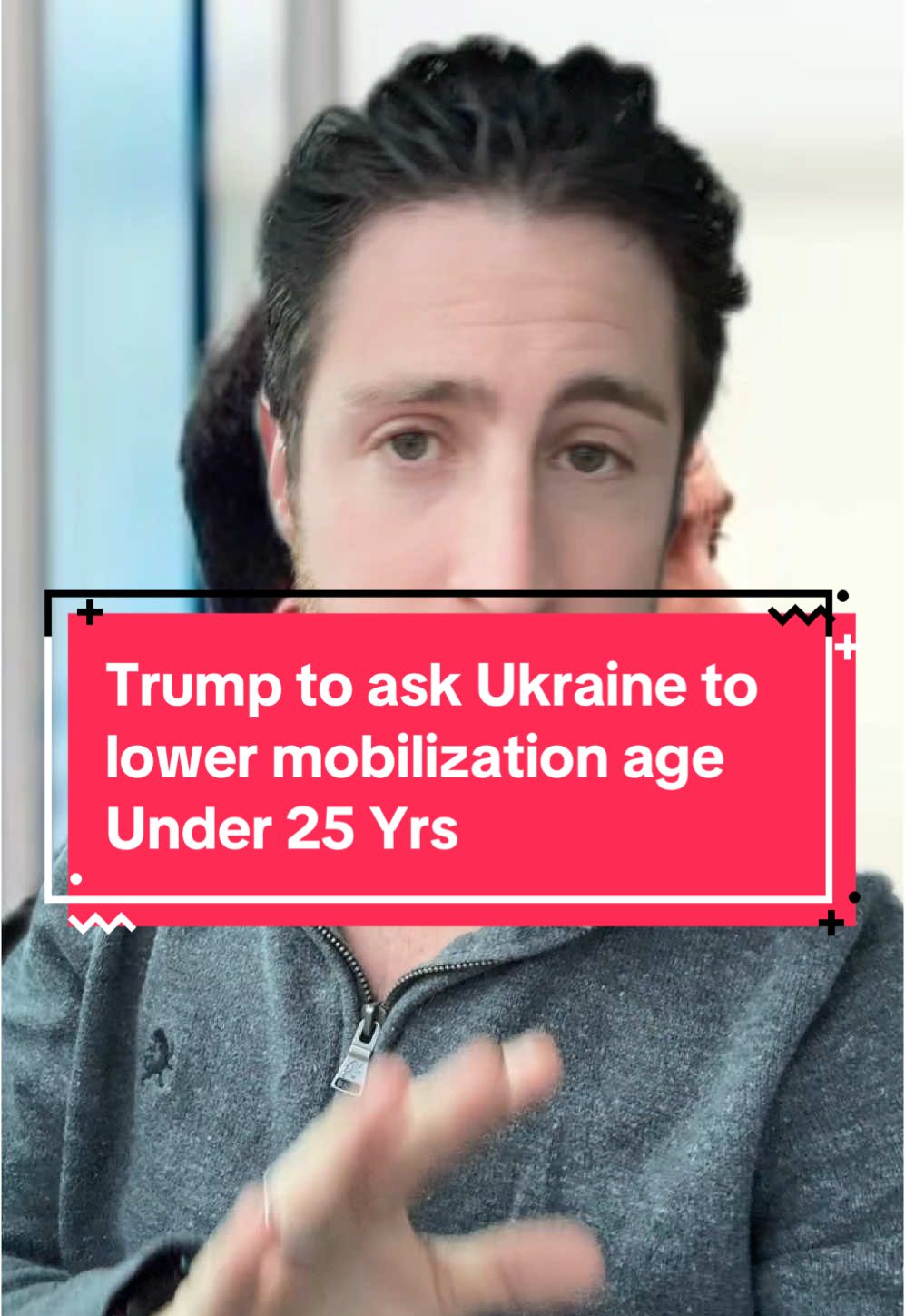 1/12 Trump to ask Ukraine to lower mobilization age Under 25 Yrs