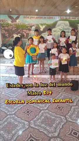 𝐔𝐬𝐭𝐞𝐝𝐞𝐬 𝐬𝐨𝐧 𝐥𝐚 𝐥𝐮𝐳 𝐝𝐞𝐥 𝐦𝐮𝐧𝐝𝐨;  𝐌𝐚𝐭𝐞𝐨 5:14 Iglesia Manantial de Vida AD Bluefields-Nicaragua Barrio19 de Julio contiguo a la cancha verbo.  #jesusamaalosniños #niñosparacristo #2025 #