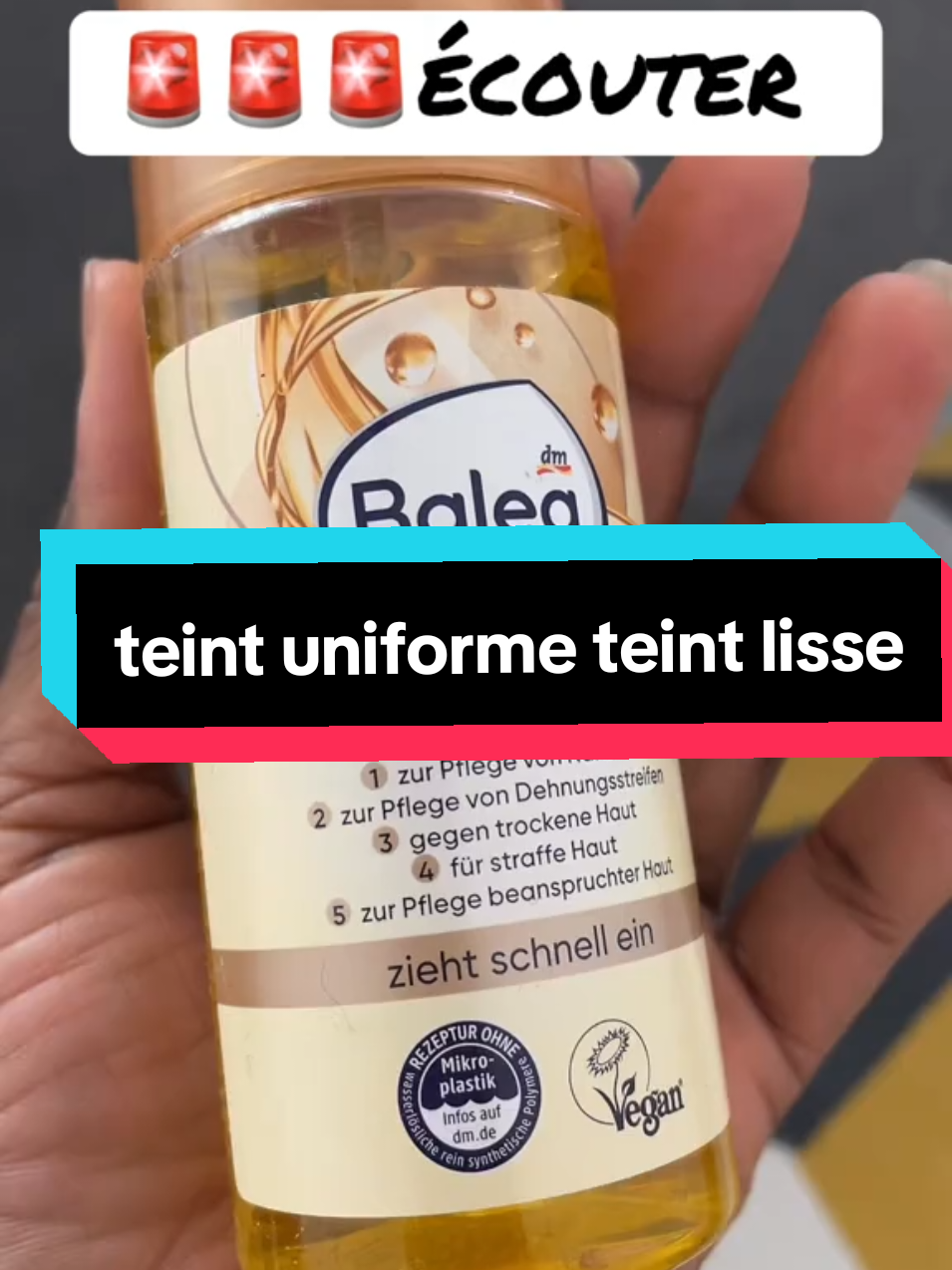 #balea #teint #peau #huile #beauteint #pourtoii #videoviral #tiktoksenegal🇸🇳 #france🇫🇷 #europe 