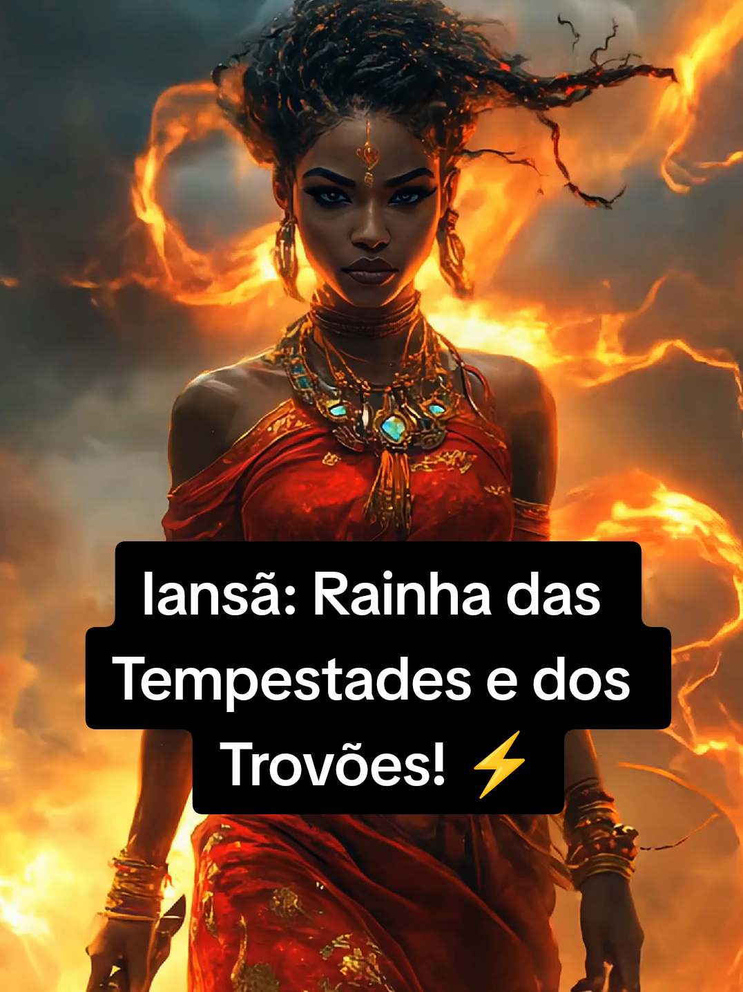 Iansã: Rainha das Tempestades e dos Trovões! ⚡ #Iansã , #umbanda  #RainhaDasTempestades , #Trovões , #ForçaFeminina , #Ventania , #Orixás , #Umbanda , #Candomblé , #Axé , #ProteçãoEspiritual , #Transformação , #ReligiãoAfroBrasileira , #CulturaAfro , #Espiritualidade , #EparreiIansã , #JustiçaEForça , #UmbandaDeLuz , #TrovoesETransformação 