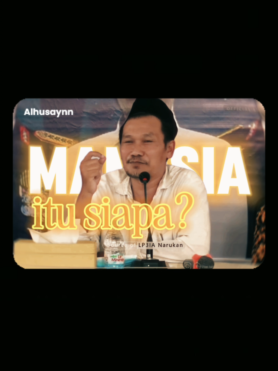 Manusia ituu.. Link video full saya taruh di caption ya agar tidak terjadi kesalahpahaman. ====================== Source Core: YT LP3IA OFFICIAL  BG: Pinterest Song by @Alvin Wardiman  Support me yawh ;) Follow @alhusaynn__ --------------------------------------- Hastag: #manusia #gusbaha #baha #reminder #quotes #motivation #pemudahijrah #hijrah 