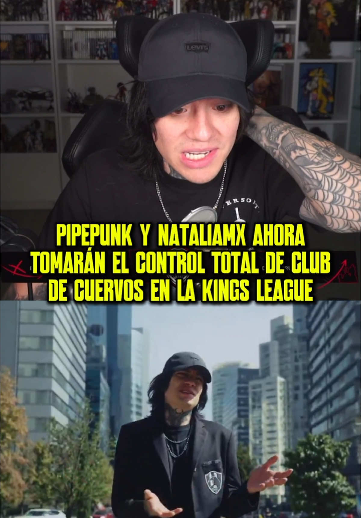 PIPEPUNK Y NATALIAMX AHORA TOMARÁN EL CONTROL TOTAL DE CLUB DE CUERVOS EN LA KINGS LEAGUE @Pipepunk @nataliamx @Kings League Santander @Kings League InfoJobs Spain #pipepunk #nataliamx #kingsleague #kingsleagueamericas #clubdecuervos #fyp #parati #longervideos 