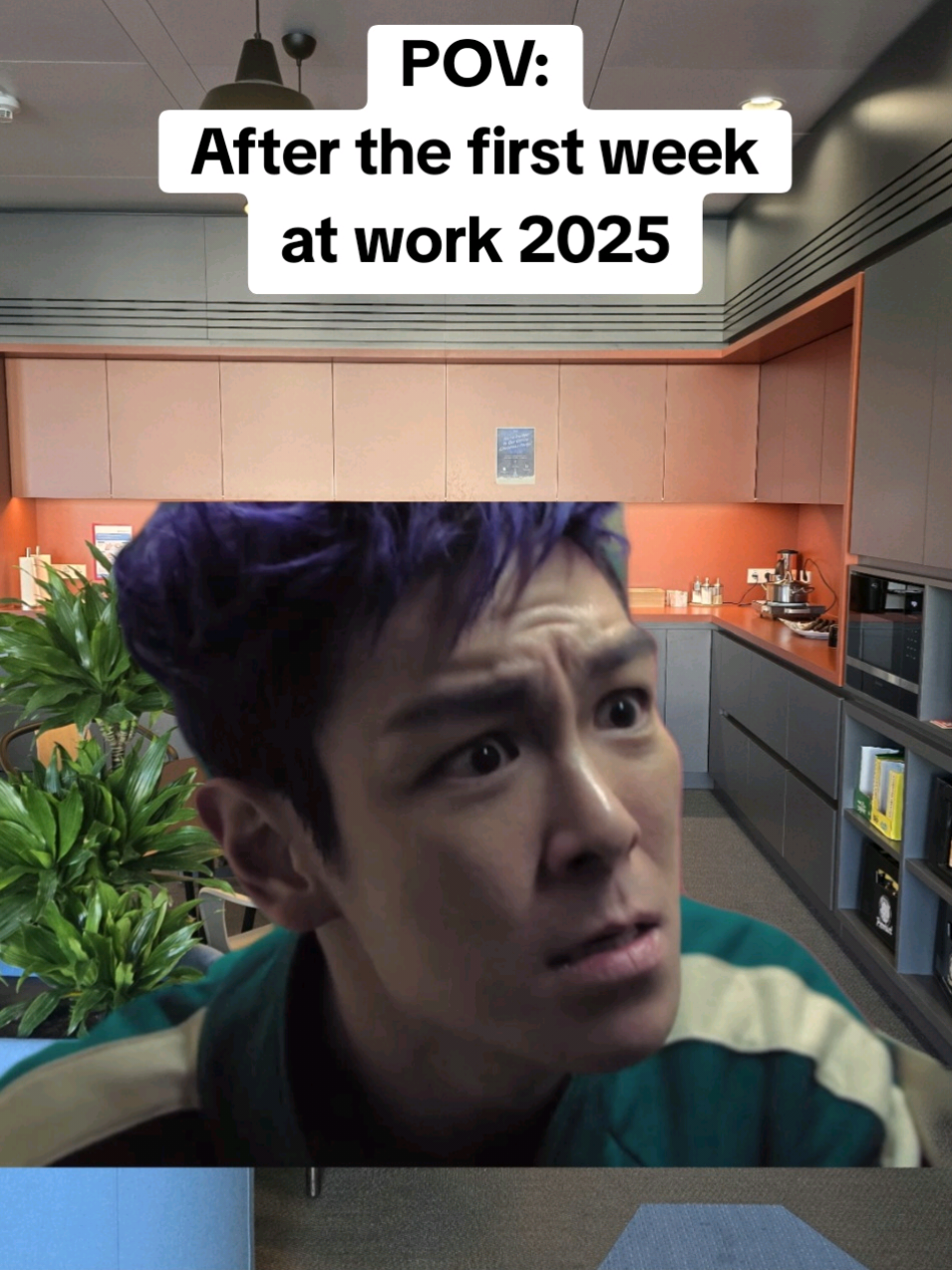 POV: After the first week at work 2025 🤪 #SquidGame2 #memestiktok #thanos #office #player230 