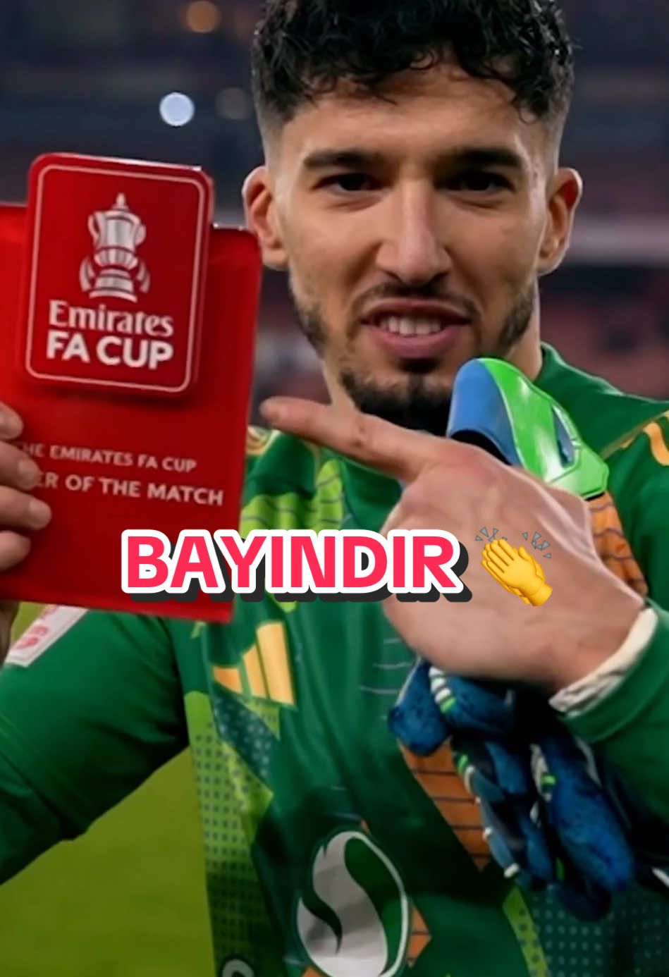 Altay Bayındır. Player of the Match. 🥶 #EmiratesFACup #FACup #manchesterunited #altaybayındır 