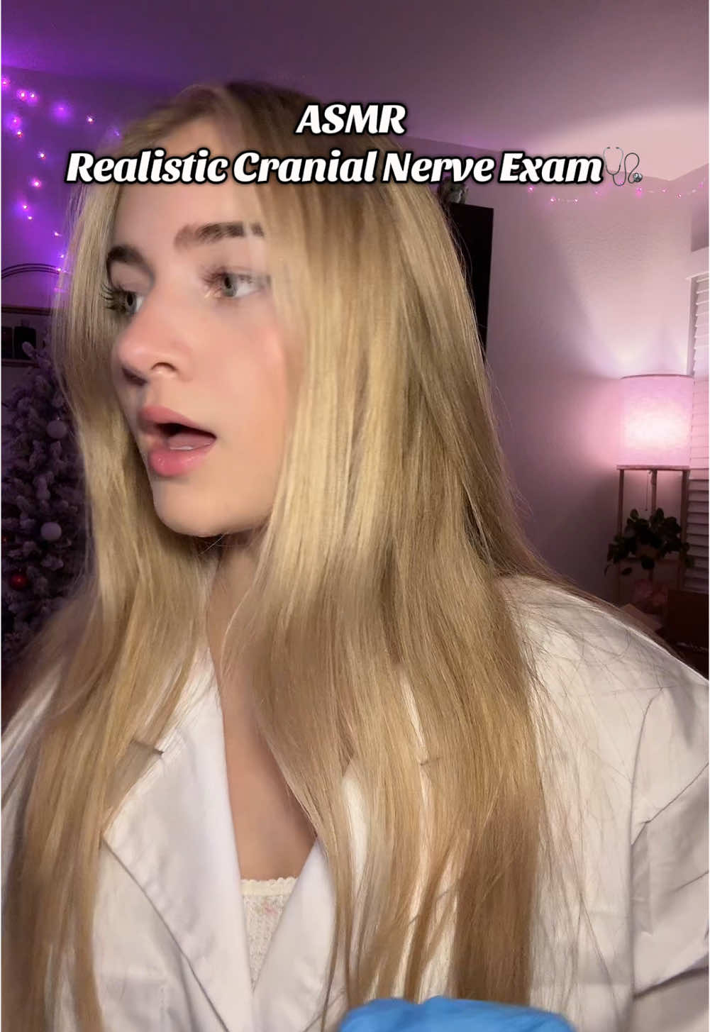 Did you guys catch the easter egg to the last one 😝 #asmr #asmrvideo #relax #fyp #foryou #asmrsounds ##tingles##personalattention##fastasmr##roleplay##medical