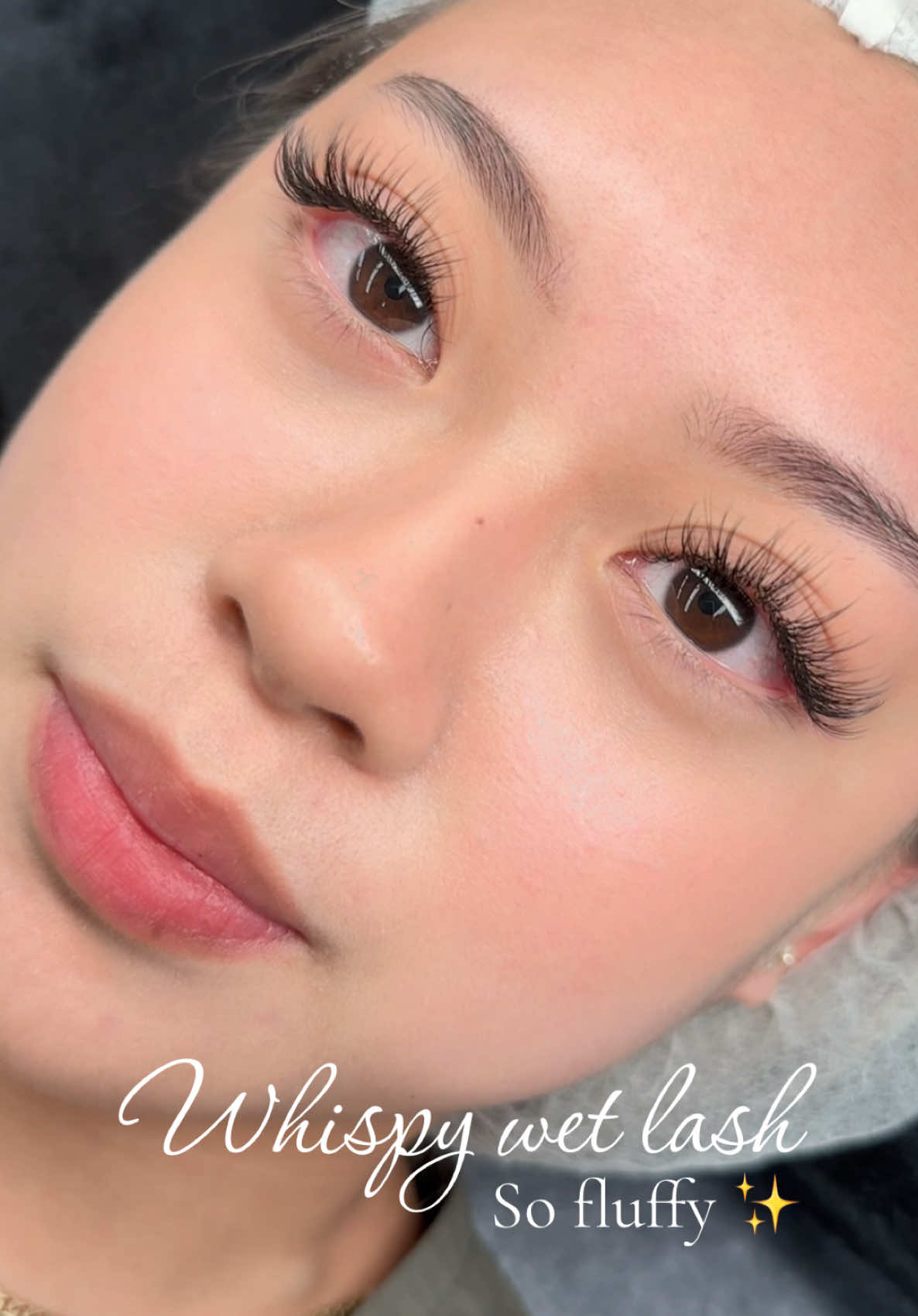 #lashextensions #whispylashes #wetlashes #asianlashes 