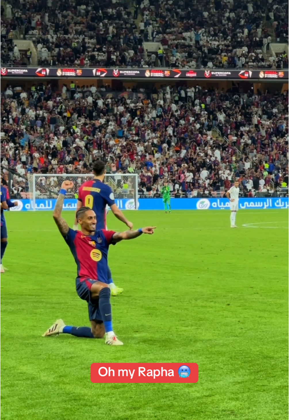 It’s Rapha’s world, we’re just living in it. #fcbarcelona #barçaontiktok #supercopa 