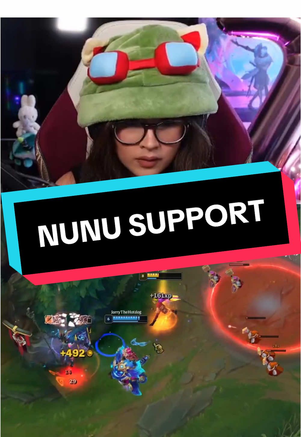 nunu support is crazy #leagueoflegends #jydn 