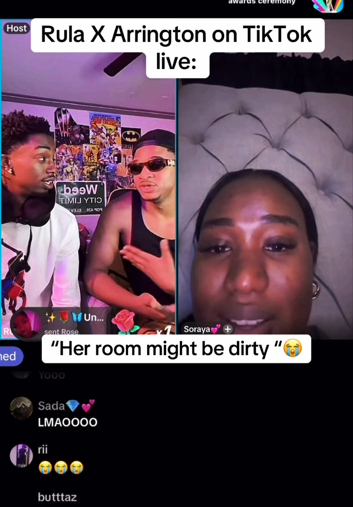 “Oh sorry “😂💀#rula #arrington #tiktoklive #LIVEhighlights #fyp #fypシ゚viral #funnymoments😂 #fyppppppppppppppppppppppp @RULA @Arrington 