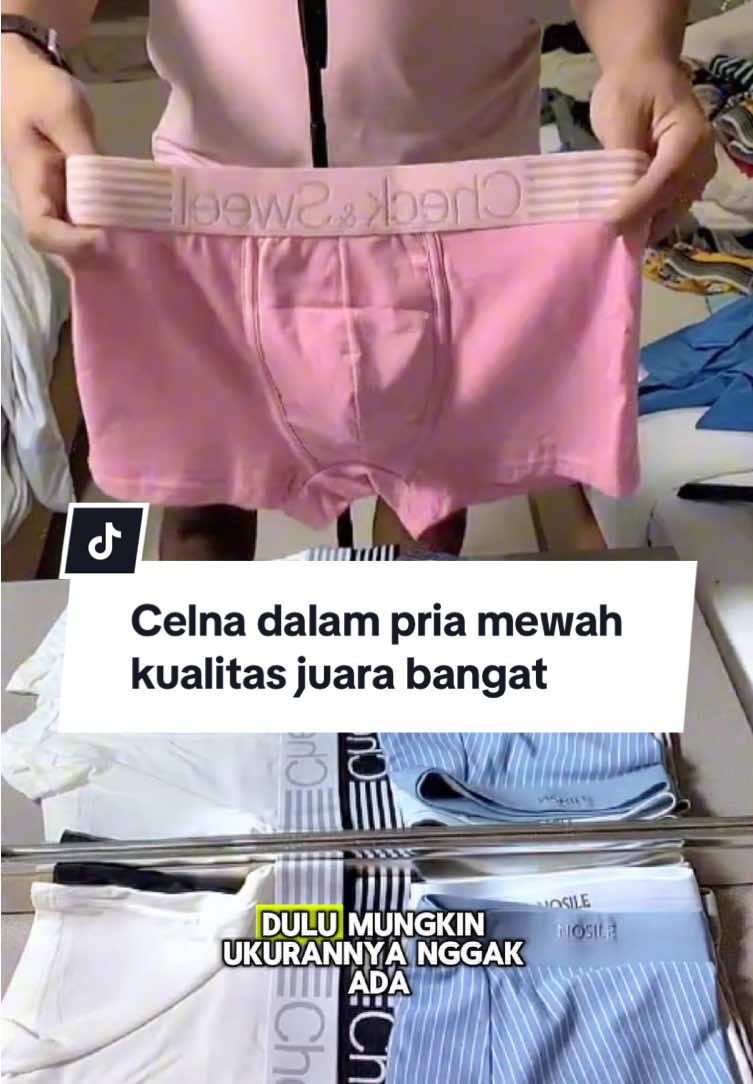 Celana dalam pria mewah kualitas juara harga sangat terjangkau, coba cek keranjang apakah ukuranmu ada?? #celanadalampremium #celanadalamcowok #celanadalampria #celanadalamboxer #celanapria #racuntiktok #cuantanpabatas 