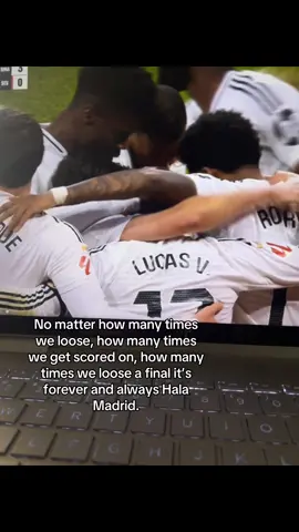 Forever, and always Hala Madrid. It’s never the end of the world🤍#fyp #virall #flopping #shadow #banned #realmadrid #shadowbanned #barca 
