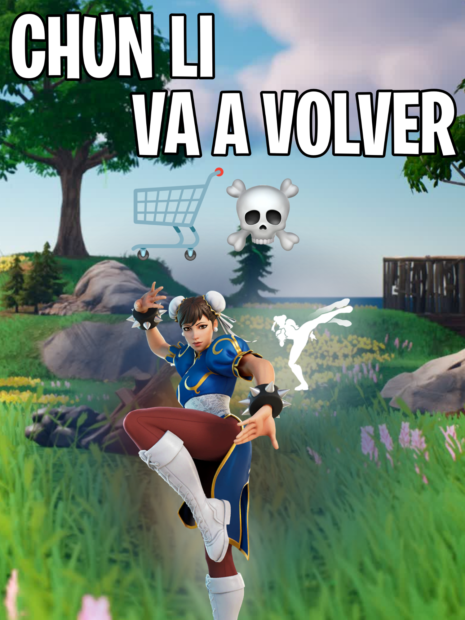 CHUN LI VA A VOLVER GENTE, REVIVIO FORTNITE 🥵🔥 #fortnite