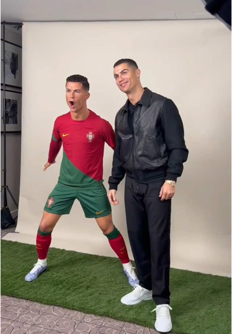 Ronaldo’s Wax Statue #ronaldo #wax #statue #foryou #viral 