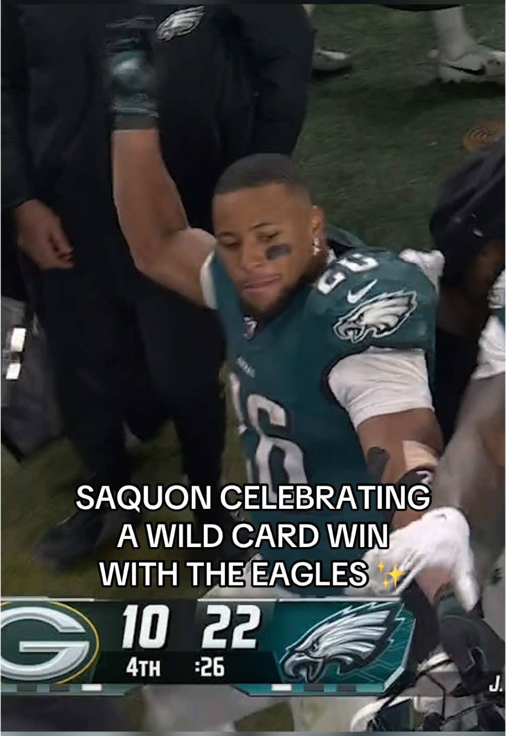 #Saquon was hype 🙌 (📺 FOX) #NFL #Eagles #football