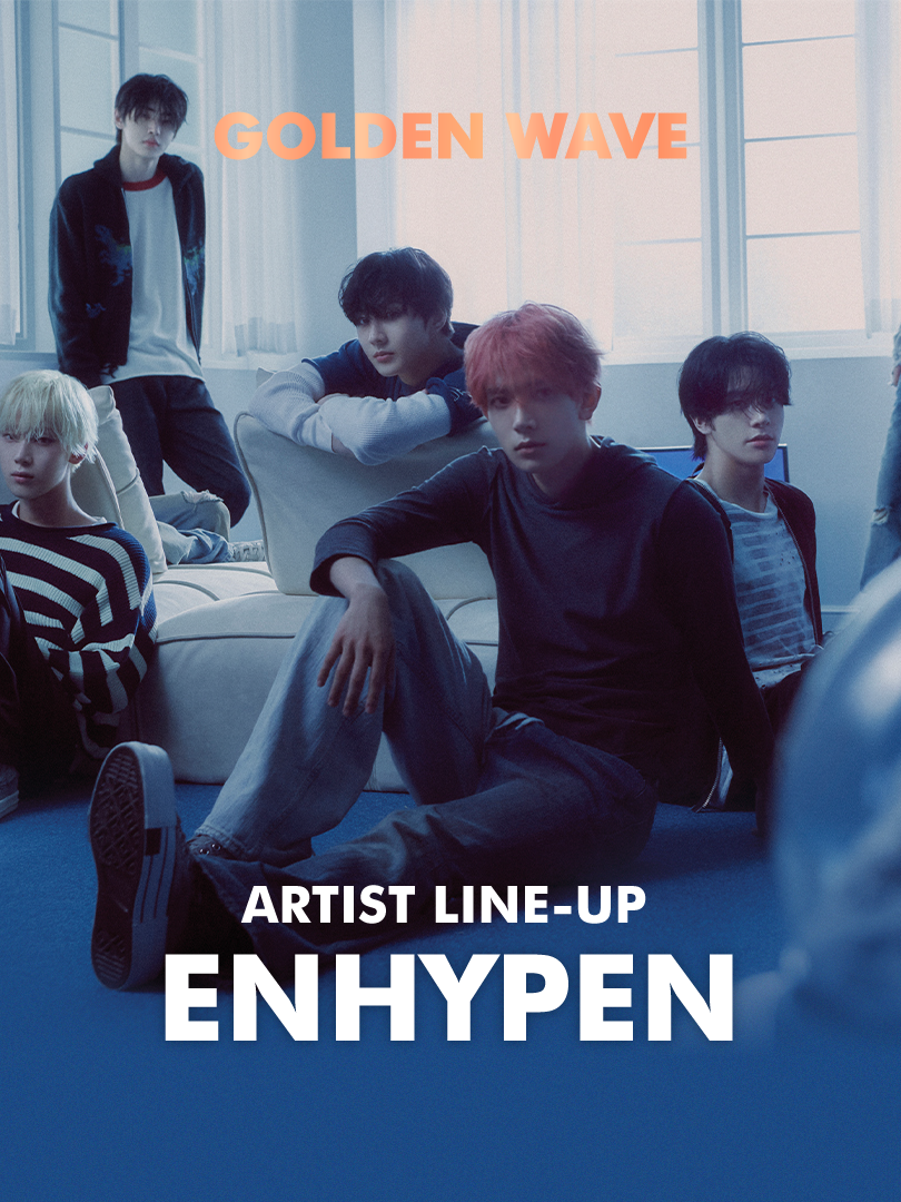 #골든웨이브 인 방콕 2025 #GoldenWave in Bangkok 2025 📢 LINE-UP #ENHYPEN #엔하이픈 Golden Wave in Bangkok 2025 🗓2025.03.22(Sat) 📍Thunderdome Stadium #골든웨이브인방콕 #GoldenWaveinBangkok #GDW