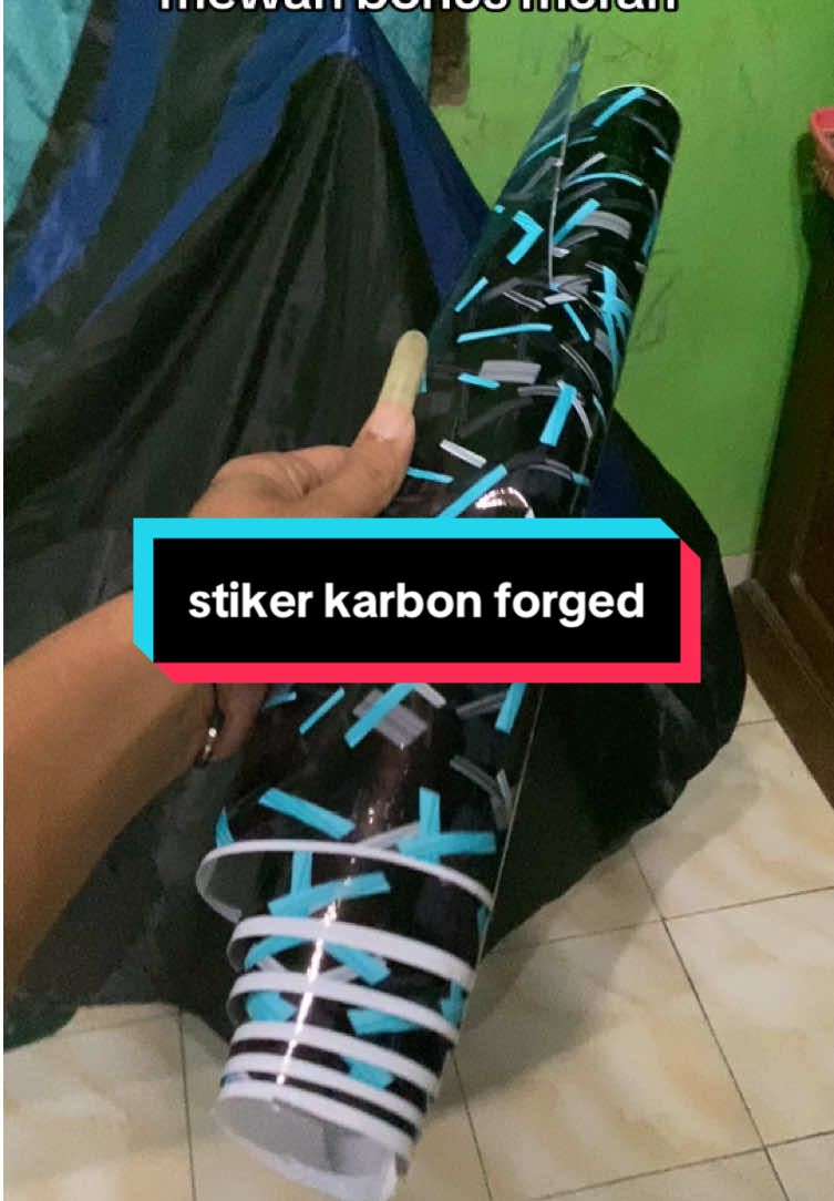 murah meriah dijamin mewah, stiker karbon forged tak readykan buat kalian cuy 😅😁 #stiker #karbonforged