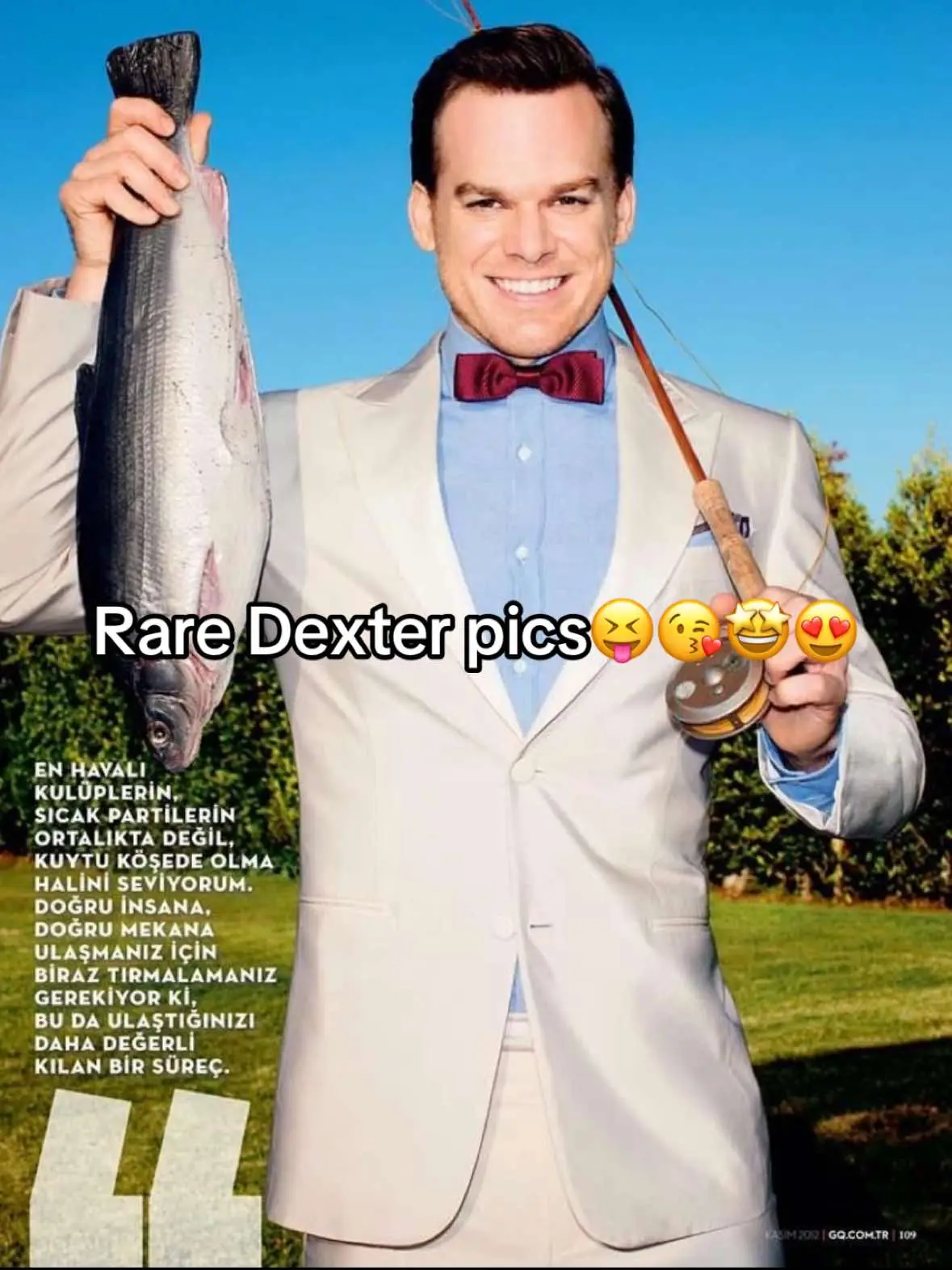 #dexter #dextermorgan #michaelchall #show #cutesy #iconic #rare #pic #silly #fyp #fypppppppppppppp #blowup #goviral #dontflop #1millionviews #viral_video 