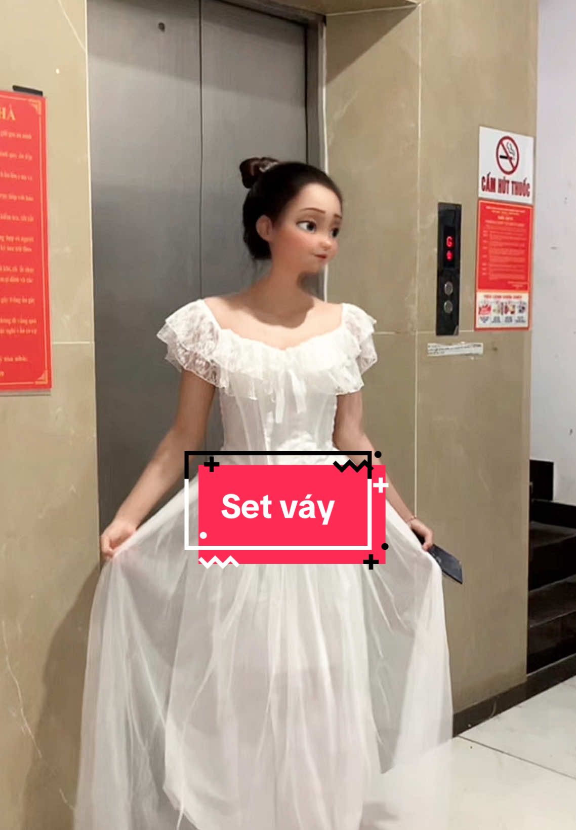 Set áo corset + chân váy maxxi, em này mặc chơi tết còm gì bằng #kimphungstore #setvay #maxxi #xh #tet #2025newyear 