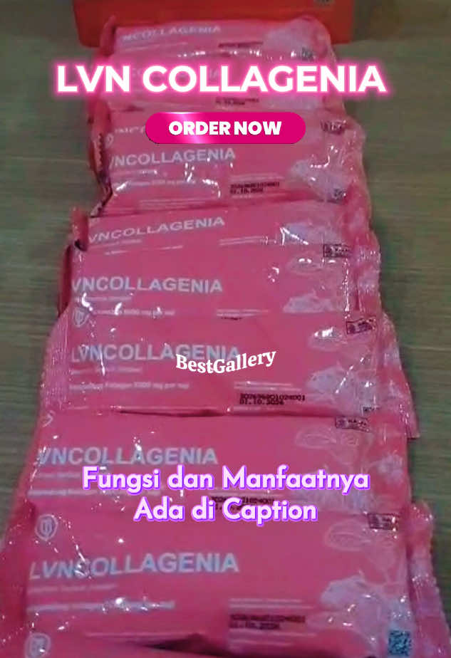 LVN Collagenia adalah minuman serbuk rasa stroberi yang mengandung kolagen ikan, serat larut jagung, inulin, L-Glutathione, dan lidah buaya bubuk. Kombinasi bahan-bahan ini menawarkan berbagai manfaat bagi kesehatan kulit dan tubuh secara keseluruhan. Berikut beberapa manfaat lvn collagenia 1. Antioksidan dan Penangkal Radikal Bebas 2 Membantu melawan radikal bebas yang dapat merusak s3l tubuh.  3.Perawatan Kulit: Mengurangi fl3k hitam dan mencerahkan kulit. Menghaluskan dan mengencangkan kulit. Menambah elastisitas dan kelembaban kulit. Mencegah keriput dan tanda-tanda penu44n dini. 4. Perawatan Rambut: Menutrisi rambut dan mengurangi keront0kan.  5. Detoksifikasi: Membantu membuang r4cun dalam tubuh dan berfungsi sebagai det0ks alami. 6. Kesehatan Pencernaan: Menyehatkan saluran pencernaan dan melancarkan peredaran d4r4h 7. Mengatasi Jeraw4t dan Peradangan: Membantu mengatasi jeraw4t  dan peradangan pada kulit wajah.  #lvncollagen #lvncollagenia #lvncollagenoriginal #lvncollagenberbpom #collagendrink #sehat #healthy #cantik #bestgallery #foryou 