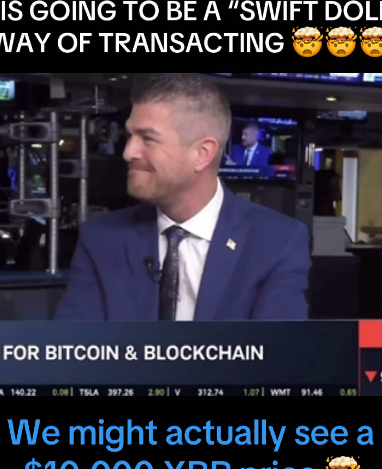 They just said #xrp can be looked at by the United States as a swift dollar on live television! Fox businesses posted this and the ratings went parabolic! What do you guys think of this breaking #crypto news for #ripple ?