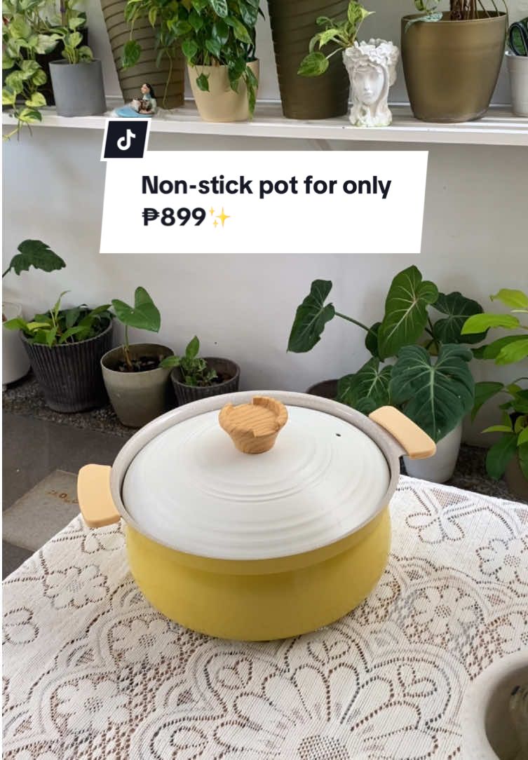 Replying to @jenes👖  Hello! Ito po yung ceramic pot namin from @Redchef Home ✨  #homeessentials #RedChef #cookware #kitchen #kitchenessentials #nonstick #tiktokfinds #tiktokbudol 
