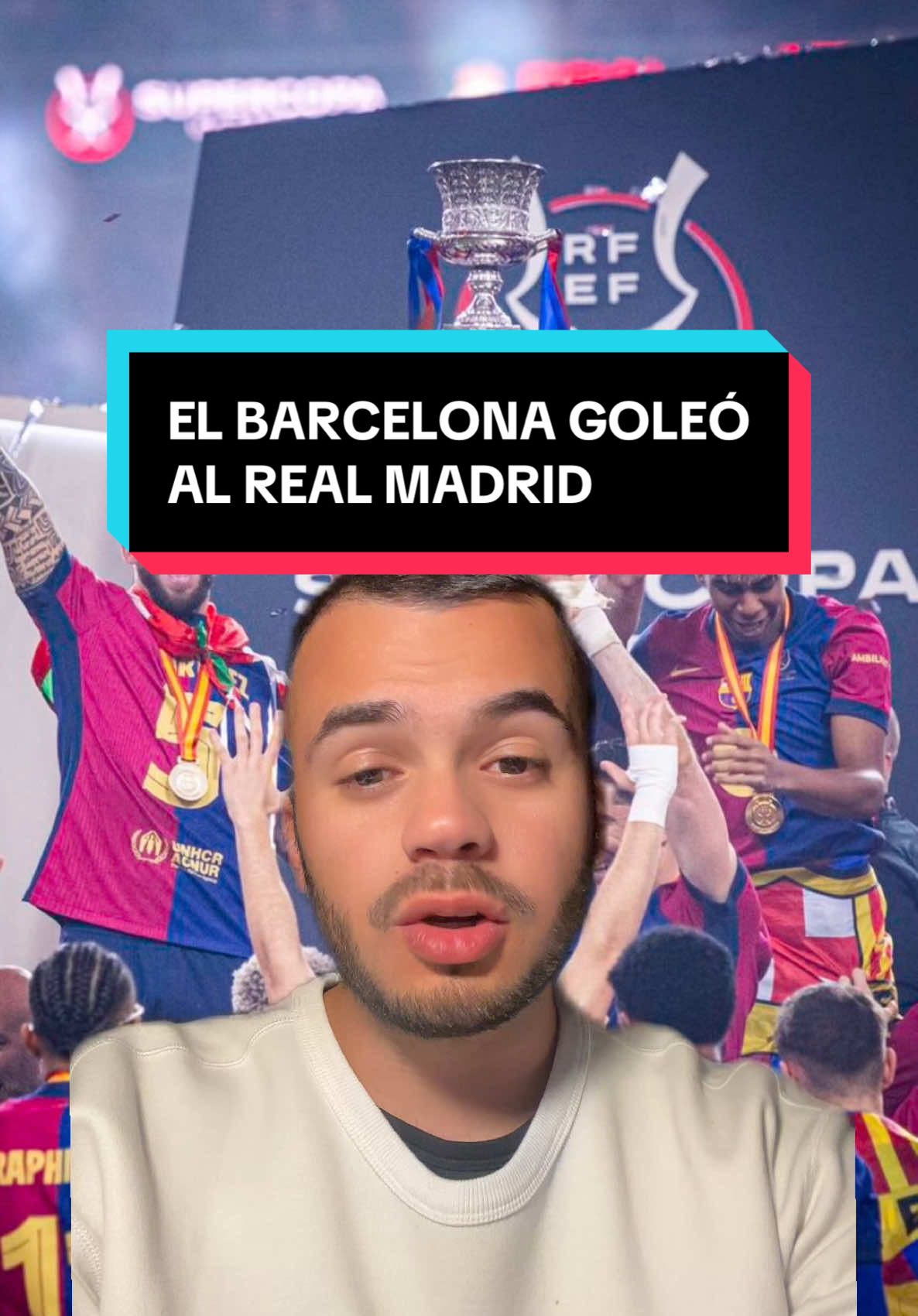 El Barcelona goleó al Real Madrid #madridismo #mbapperealmadrid #ancelotti #barcelonista #realmadridvsbarcelona 