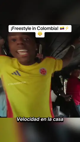 Speed X Westcol Freestyle! 🎙️🗣️ || #ishowspeed #colombia #rap #fyp 