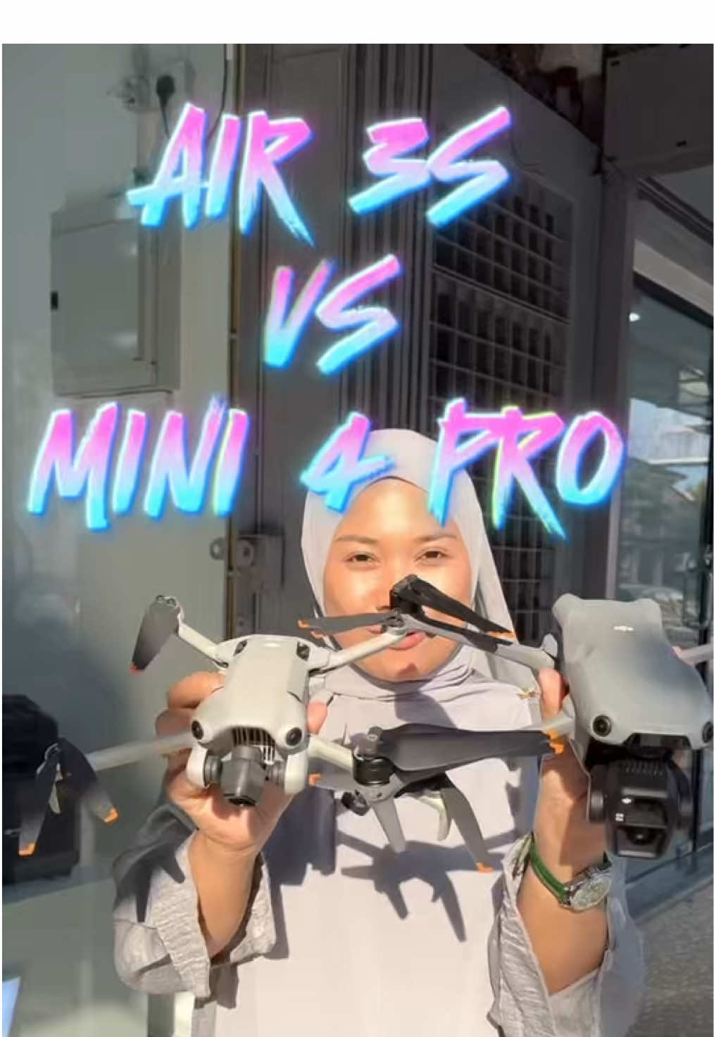 DJI AIR 3S vs DJI MINI 4 PRO. Jom kita tengok gapo perbezaan antara kedua produk #dji #djimalaysia #djimini4pro #djiair3s #perbezaan #drone 