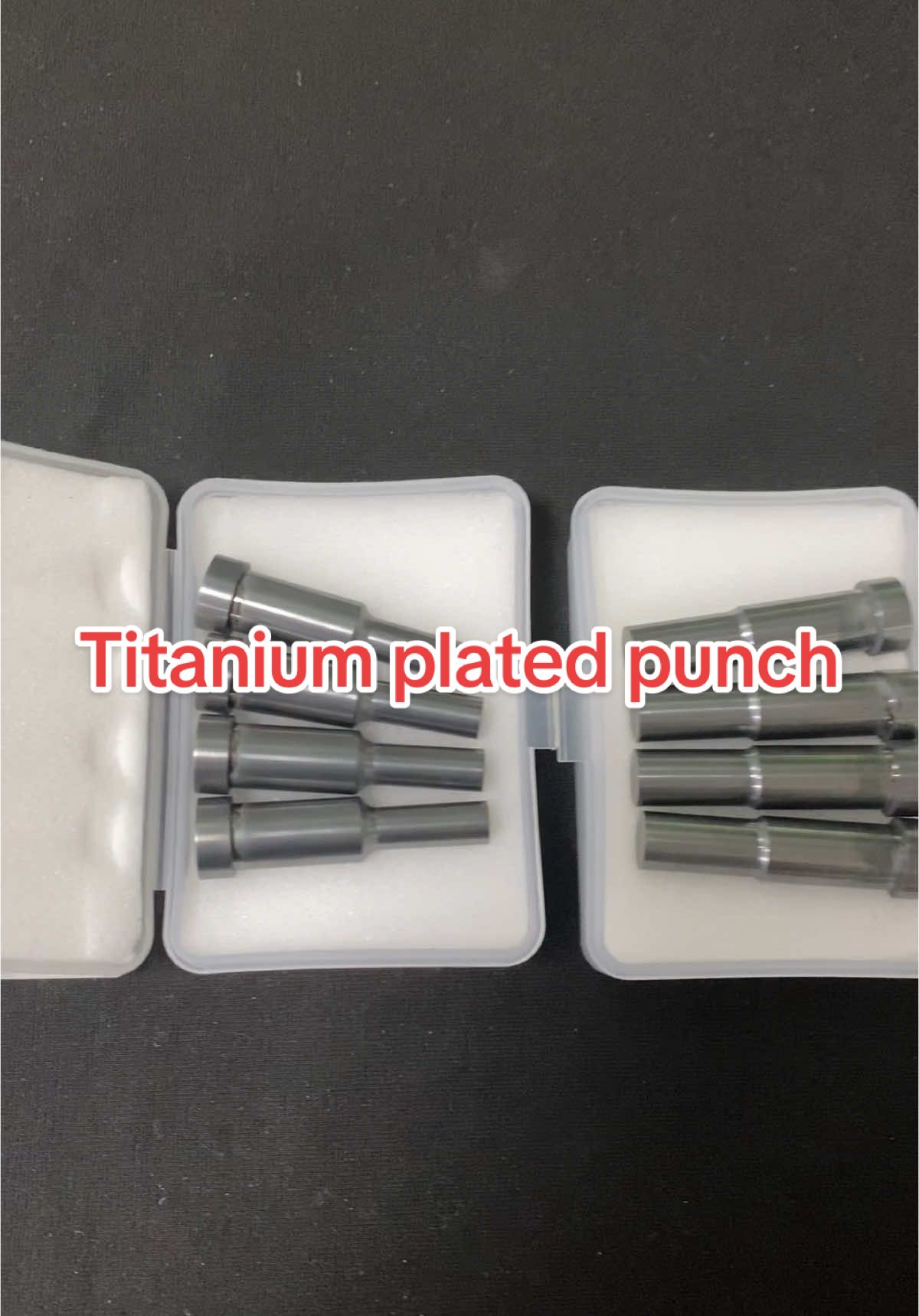 Titanium plated punch, surface coating, good wear resistance#Mold #Punch 