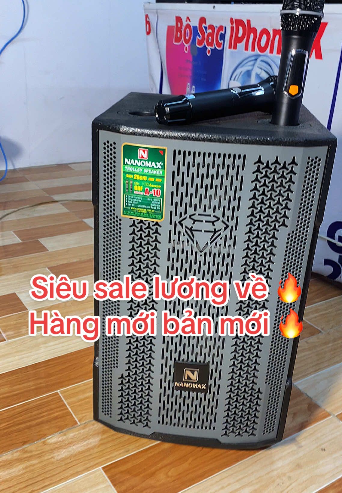 🔥Nanomax A-10 🔥- là phiên bản mới với thiết kế nhỏ gọn - nhưng công suất lên đến 350W - với bass 25cm - 1 treble còi - hỗ trợ 2 cổng sạc điện & bình 🔥#loakaraoke #loahaynhat #loahatkaraoke #loahatkaraokebluetooth #nanomax #loakeohaynhat #loananomaxA10 