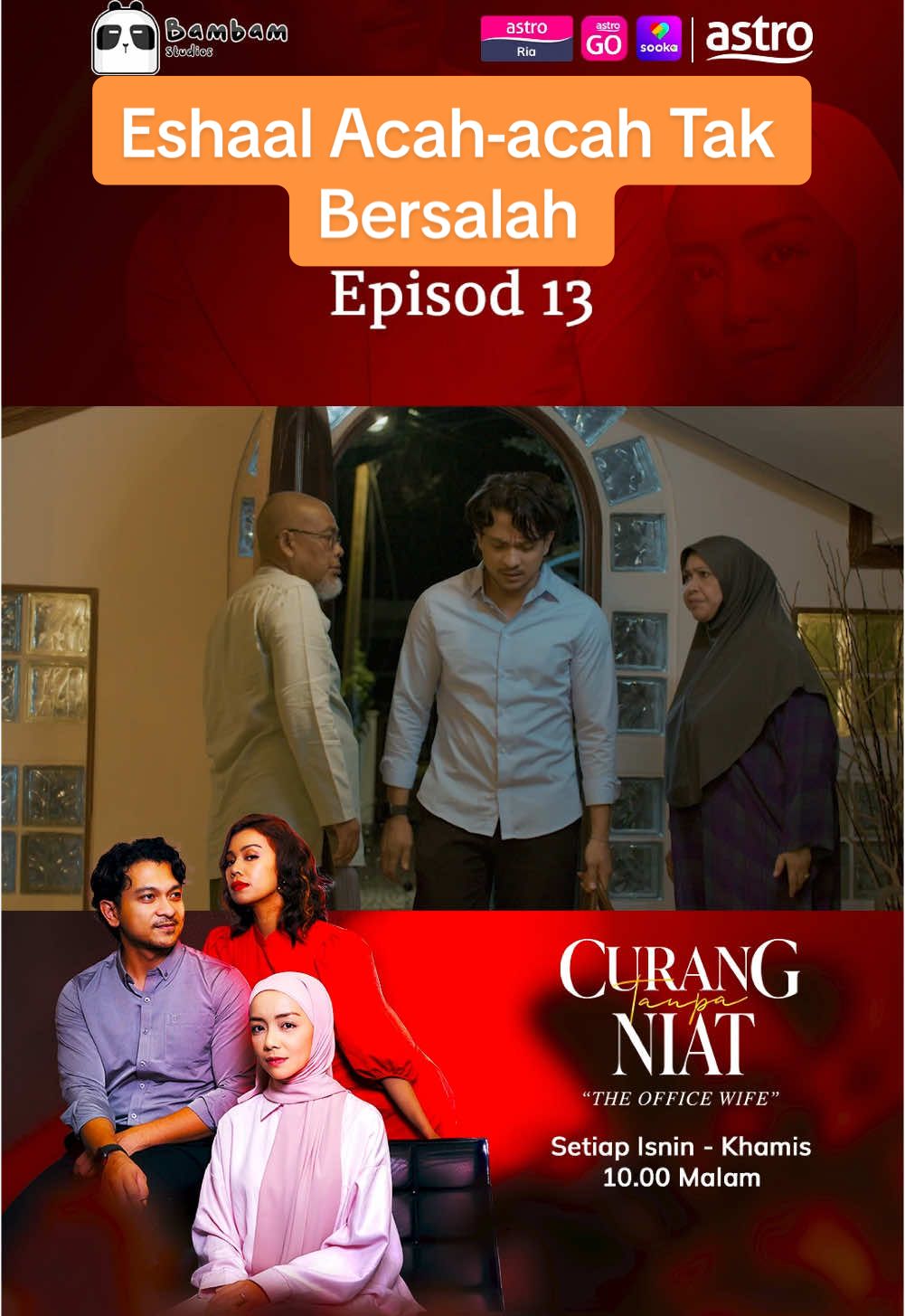 Pandai betul permainan Eshaal, dia tuduh Elina yang buat hal…@Shukri Yahaya @@ifame.my  Jom Usha drama CURANG TANPA NIAT (The Office Wife) - Setiap ISNIN - KHAMIS, 10 MALAM di Astro Ria, On Demand dan strim Astro Go. Boleh layan di mana mana saja, bila – bila masa! #J#JomUshaA#AstroGoO#OnDemand#C#CurangTanpaNiatC#CTNm#megadramaa#astromalaysias#sookamalaysiab#bambamstudiosm#malaydramat#trendingA#AstroBaharuD#DramaTikToks#sembangentertainmentd#dramaviralf#fypシ#SembangMovieB#BamBamStudiosK#KongsiBersamaKongsiCerita 